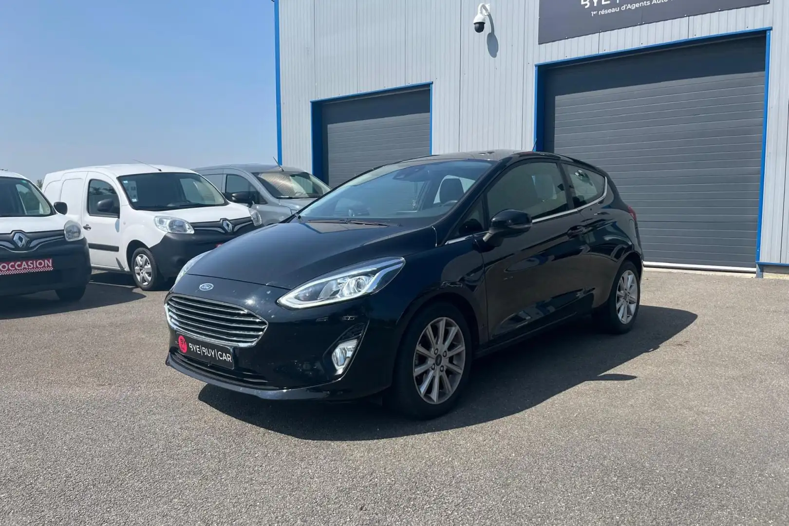 Ford Fiesta Fiesta 1.5 TDCi - 85CH S\u0026S Titanium GARANTIE  Noir - 1