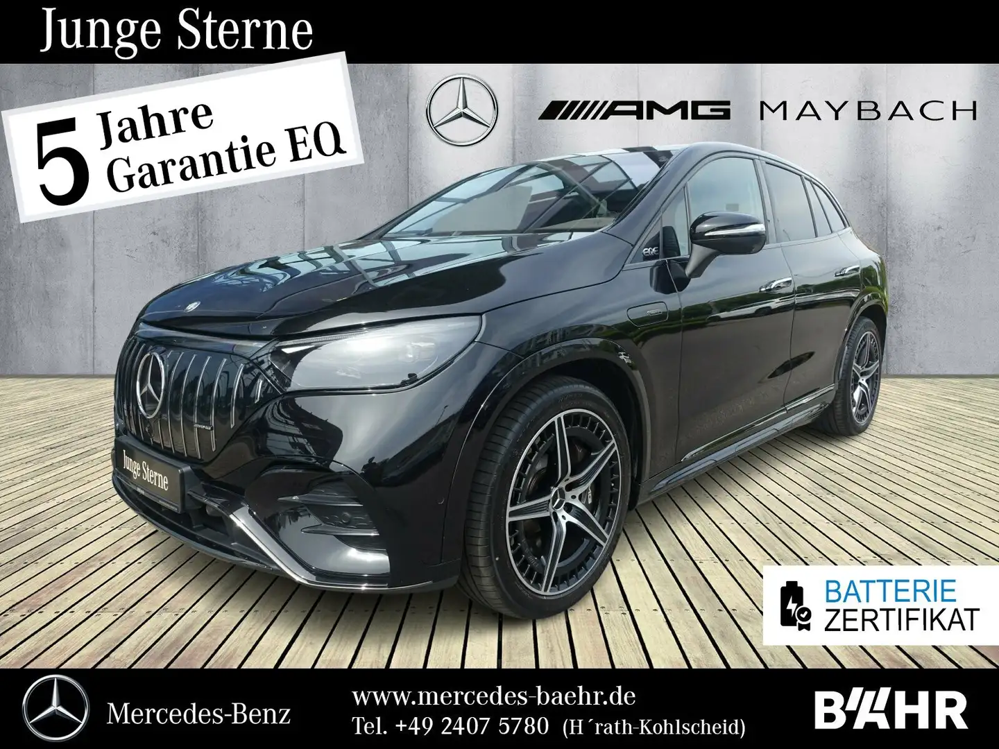Mercedes-Benz EQE SUV EQE 43 AMG SUV 4M Pano/"Flex-Bonus" - 3.850 Euro Schwarz - 1