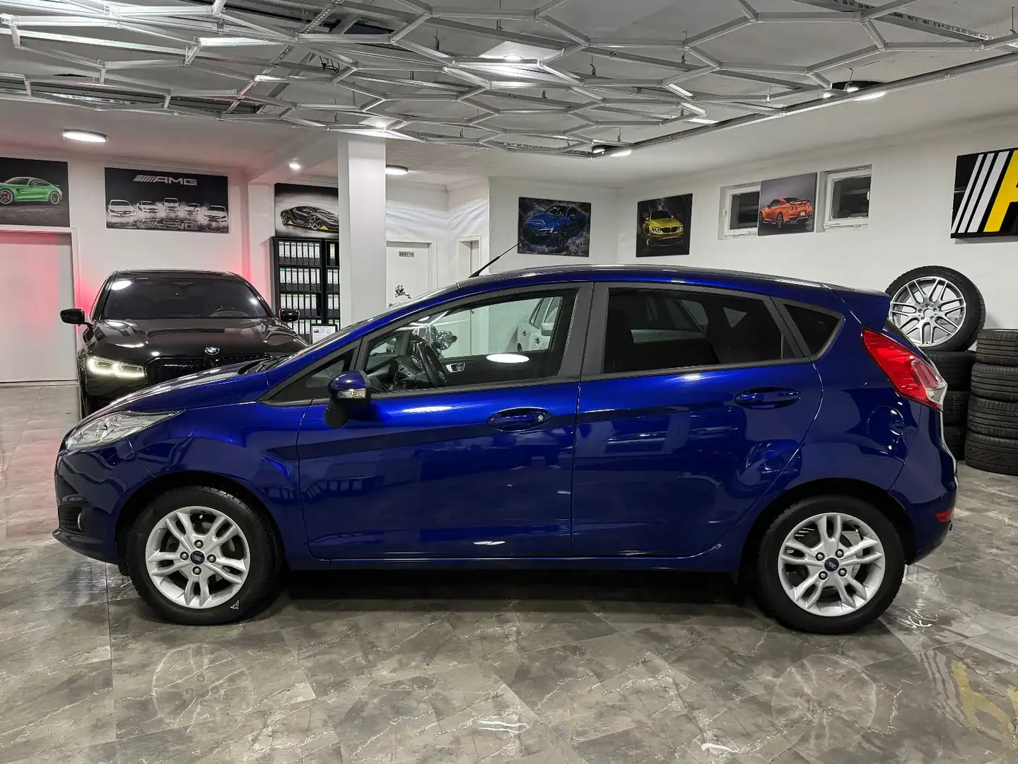 Ford Fiesta 1.0 Celebration / 1. Hand Klima SHZ PDC Синій - 2