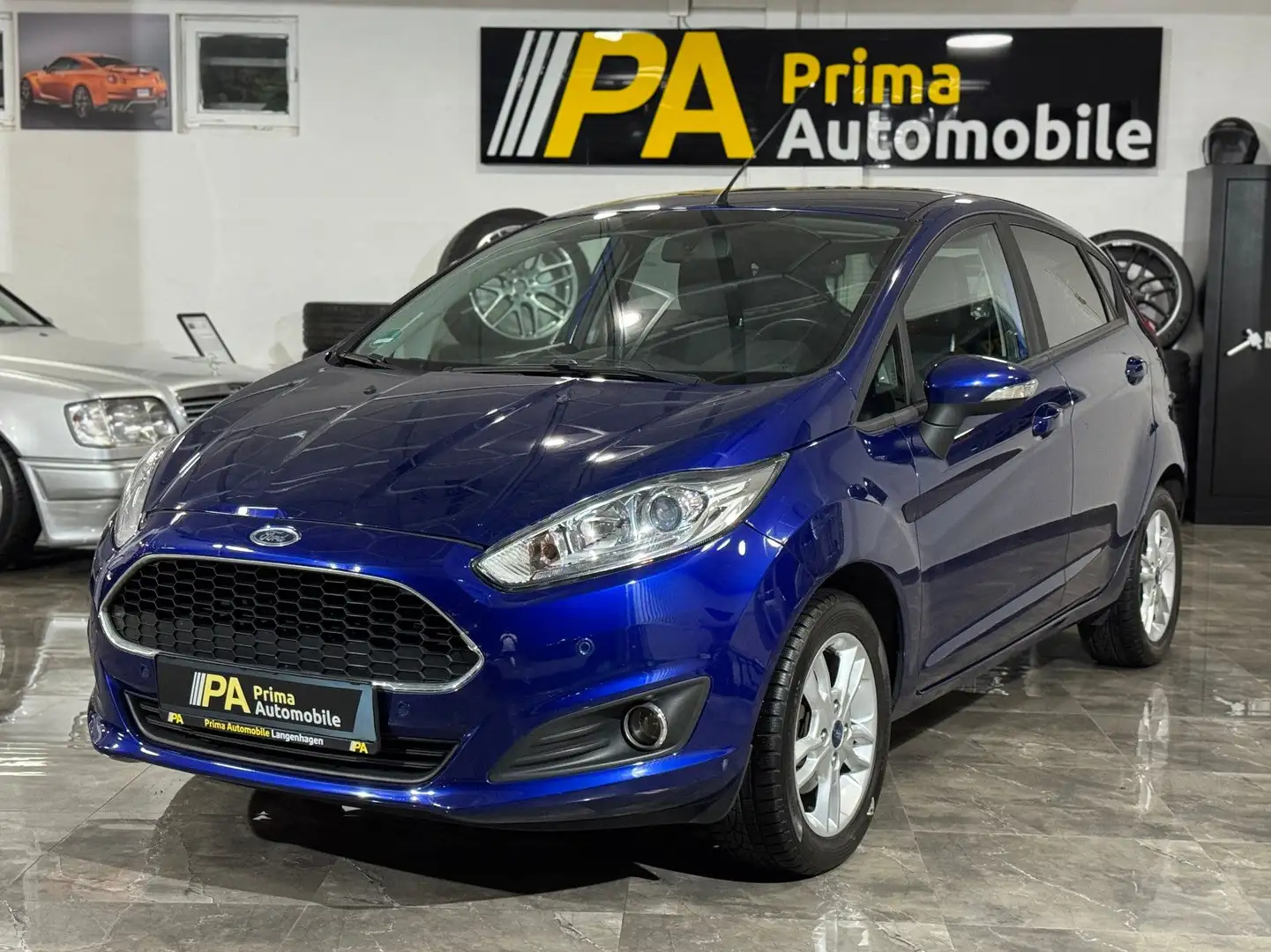 Ford Fiesta 1.0 Celebration / 1. Hand Klima SHZ PDC Синій - 1