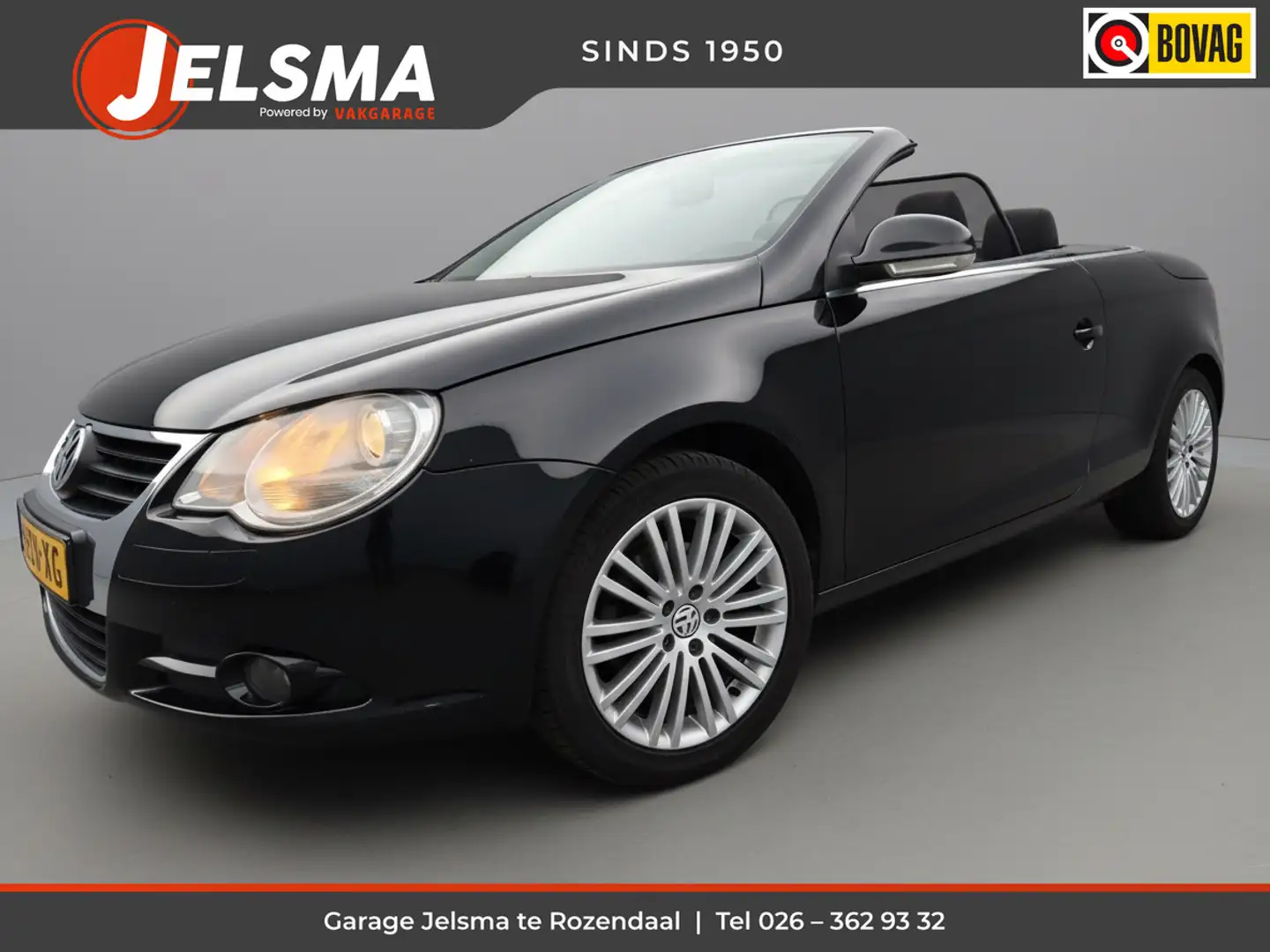 Volkswagen Eos 2.0-16v FSi 150pk, orig. NL auto Schwarz - 1