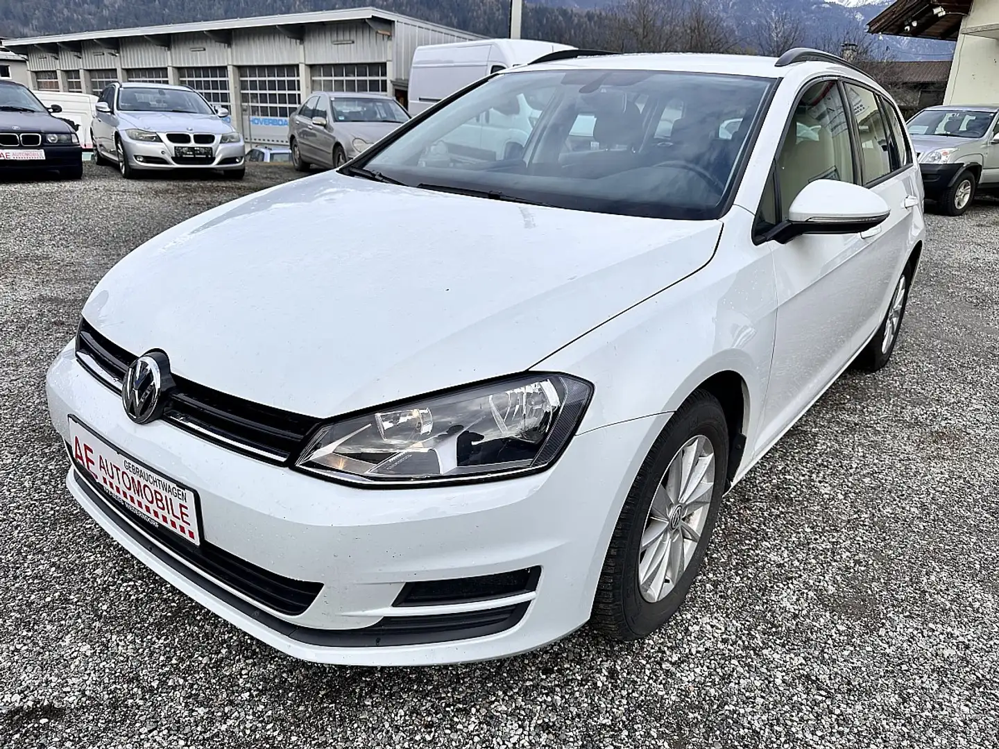Volkswagen Golf Variant Rabbit 1,6 TDI Weiß - 1