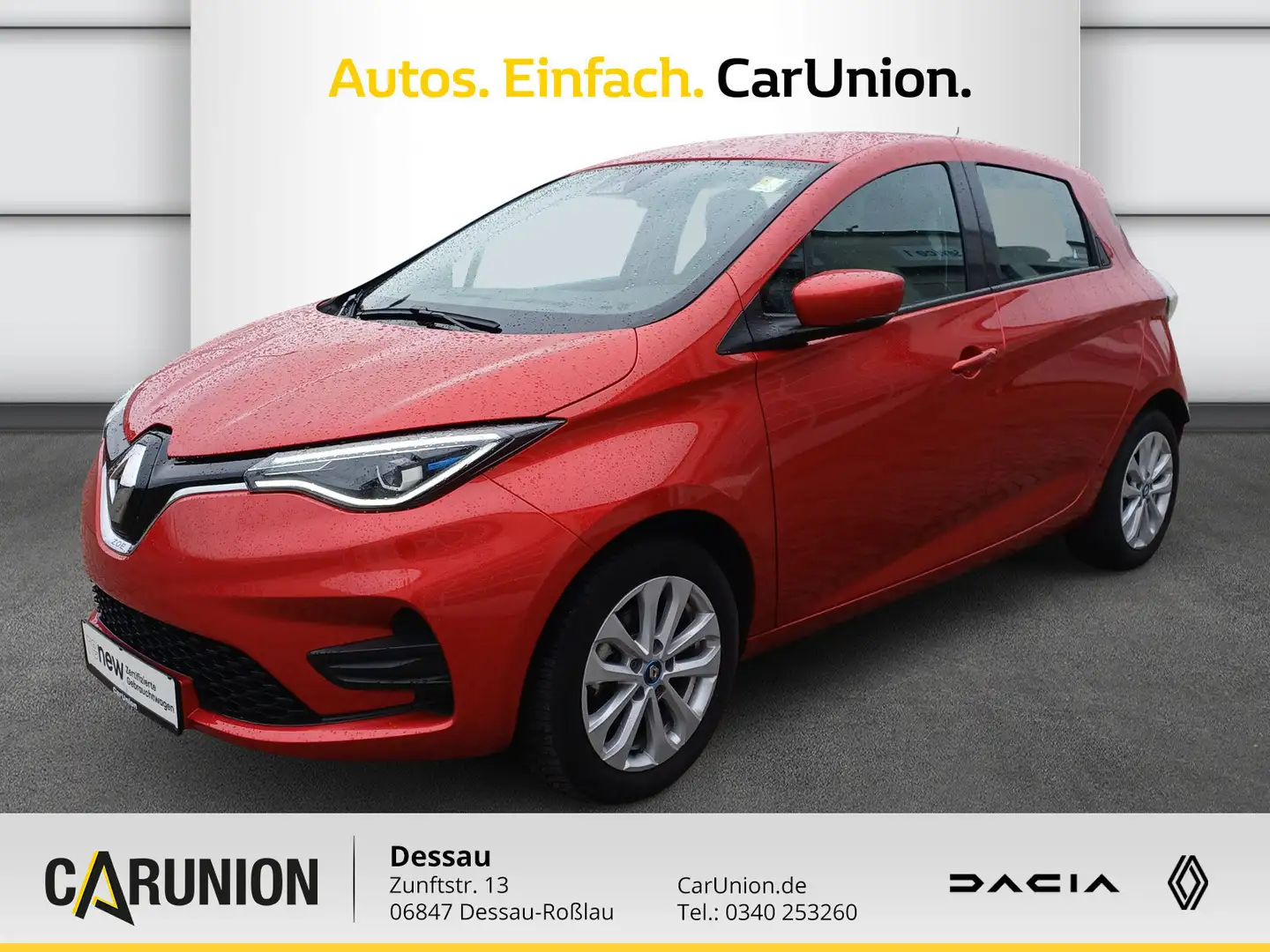 Renault ZOE E-Tech 100% el. EXPERIENCE Batterie R110 Z.E Rot - 1
