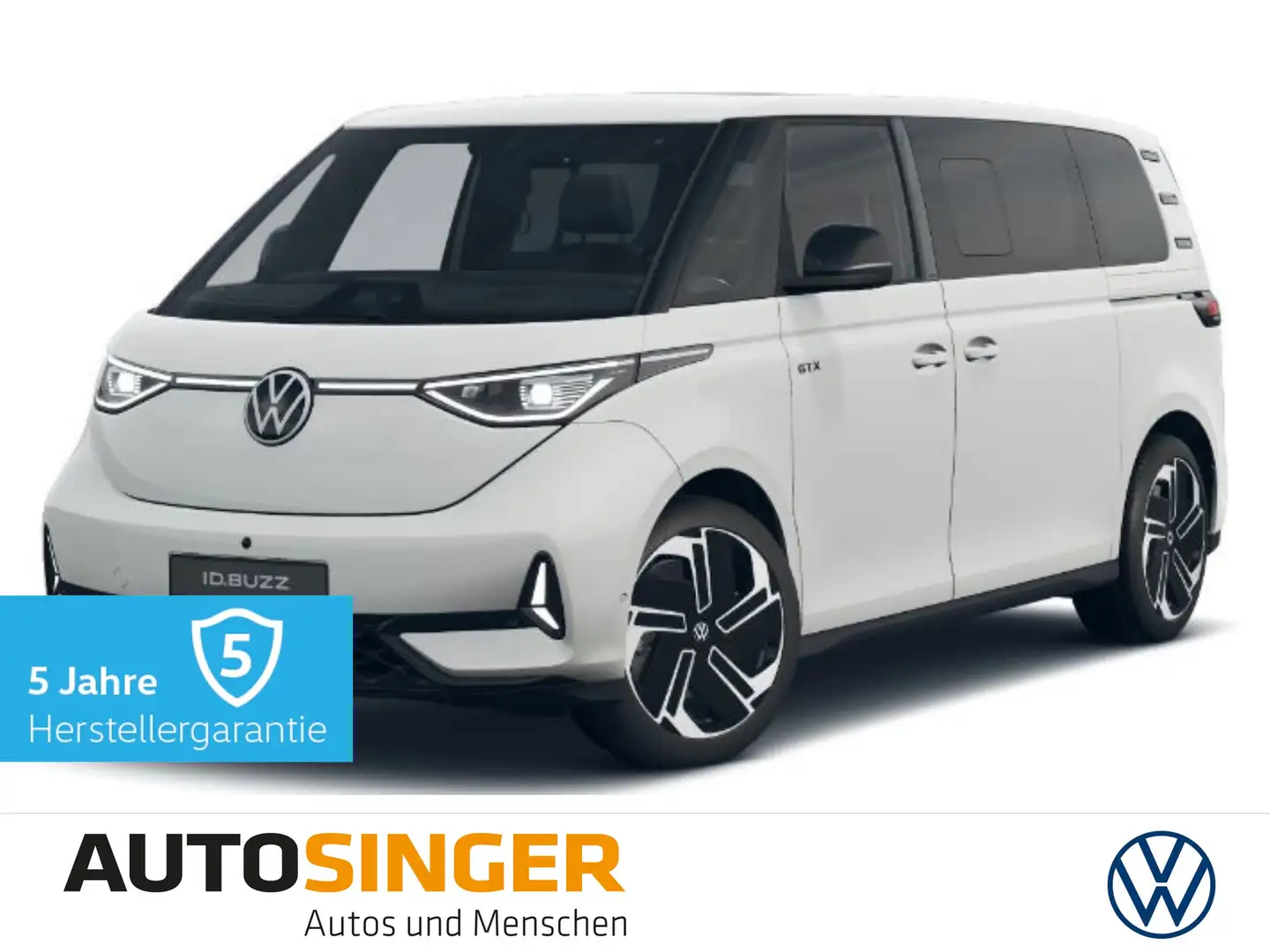 Volkswagen ID. Buzz GTX LANG LR 6-S*ELEK.TÜR*WÄRME*PANO*AHK Blanco - 1