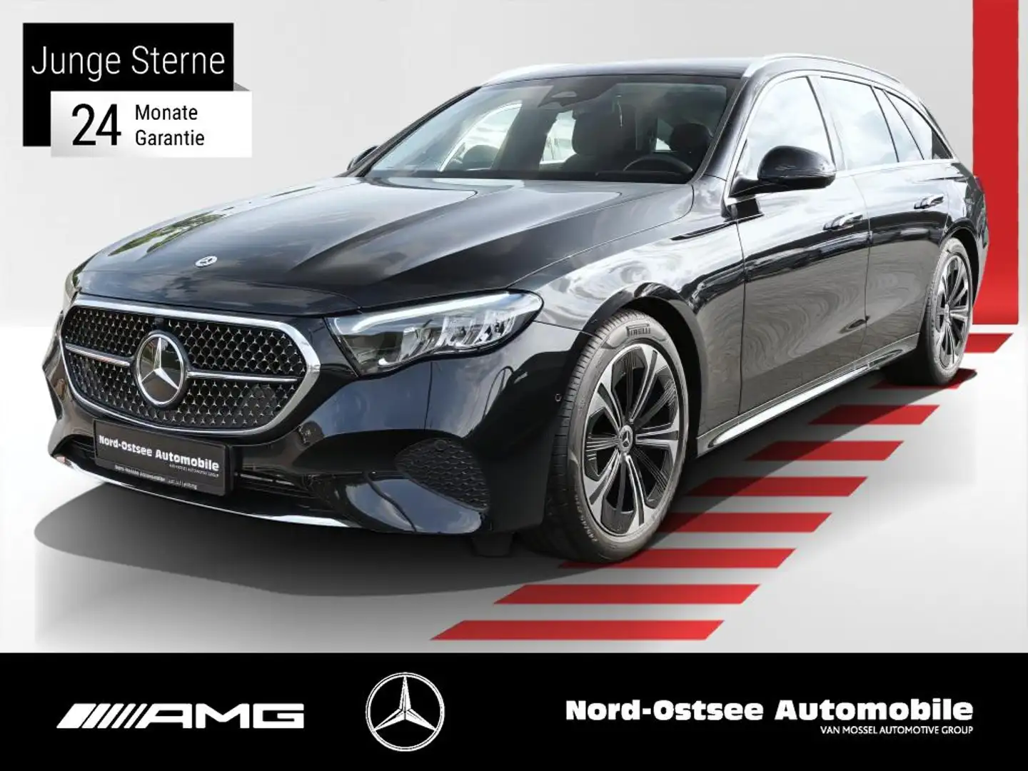 Mercedes-Benz E 300 e T AVANTGARDE ADV. DISTRO KEYLESS 19" LED Schwarz - 1