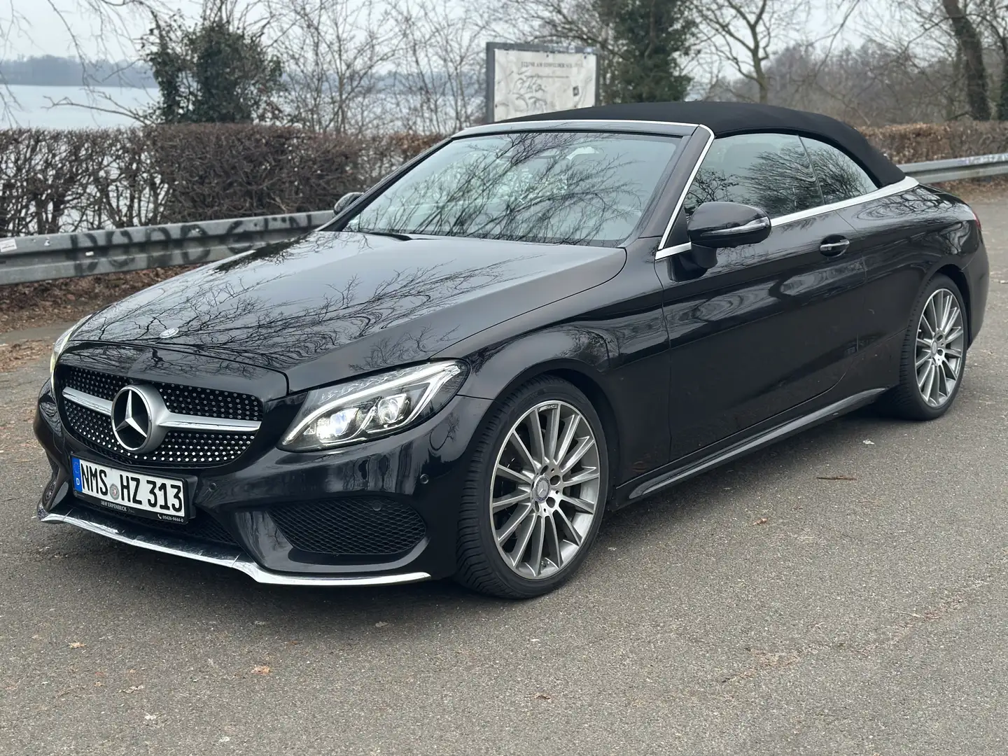 Mercedes-Benz C 220 Amg Line/ 360Kamera/Totwinkel/Scheckheft/Garantie Schwarz - 1