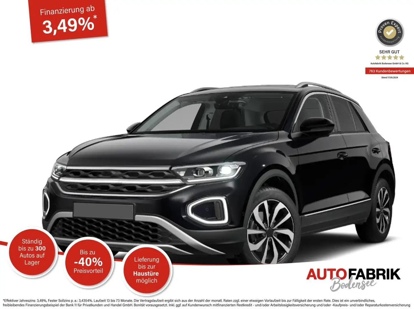 Volkswagen T-Roc 1.5 TSI DSG AHK*Android Auto*Matrix LED*EasyOpen*R Schwarz - 1