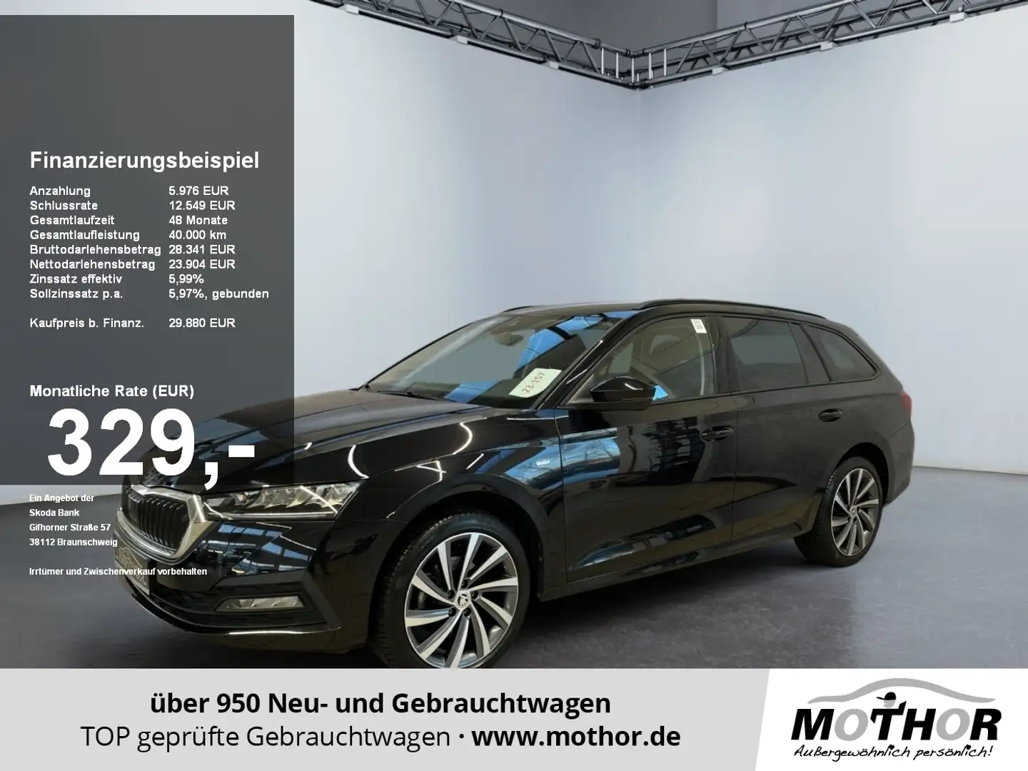 Skoda Octavia Combi Tour 1.5TSI 4xSitzheizung Smartlink Schwarz - 1