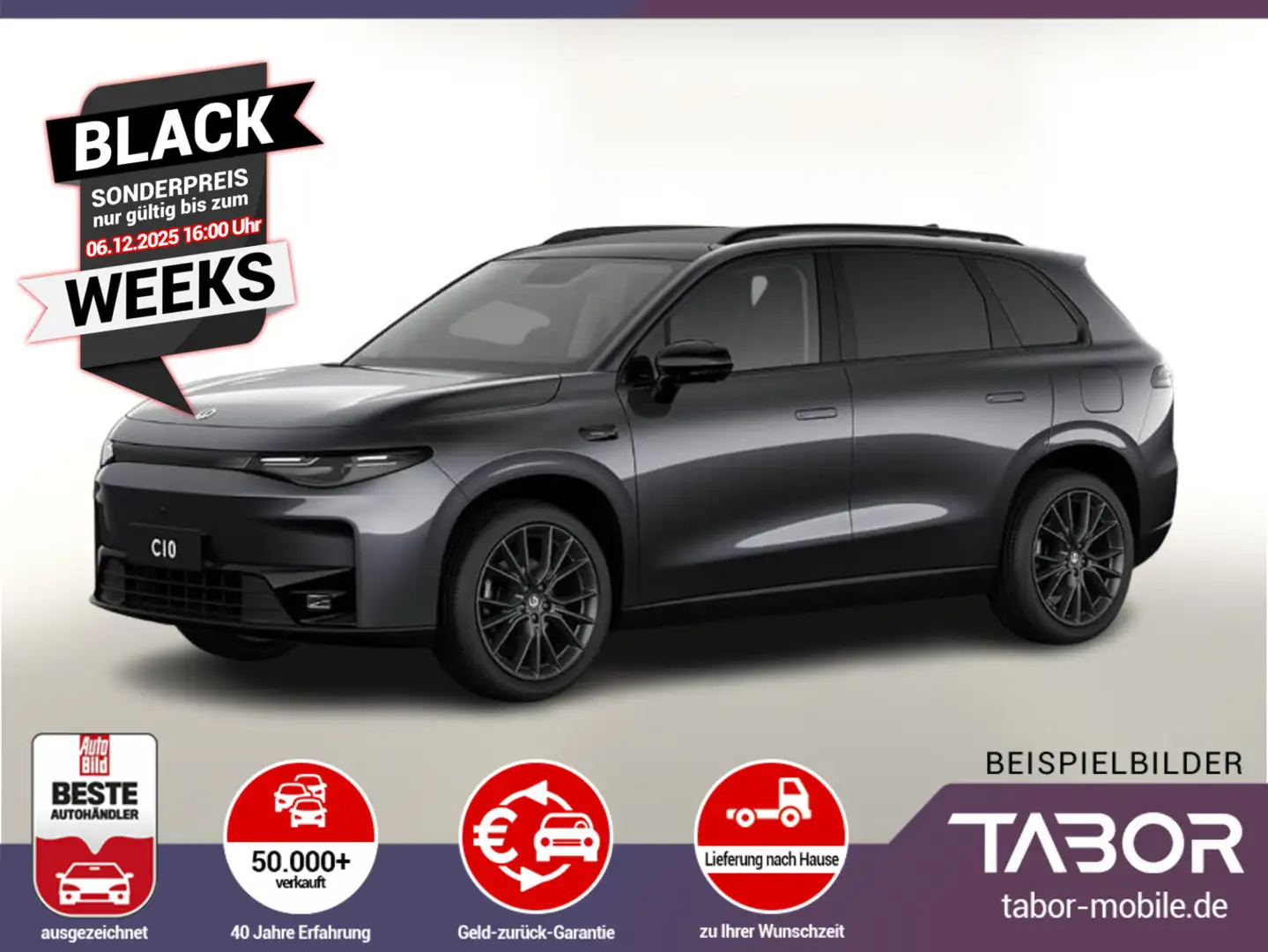 Leapmotor C10 BEV 69,9 kWh LED Pano Leder 18Z UVP-20%* Grijs - 1