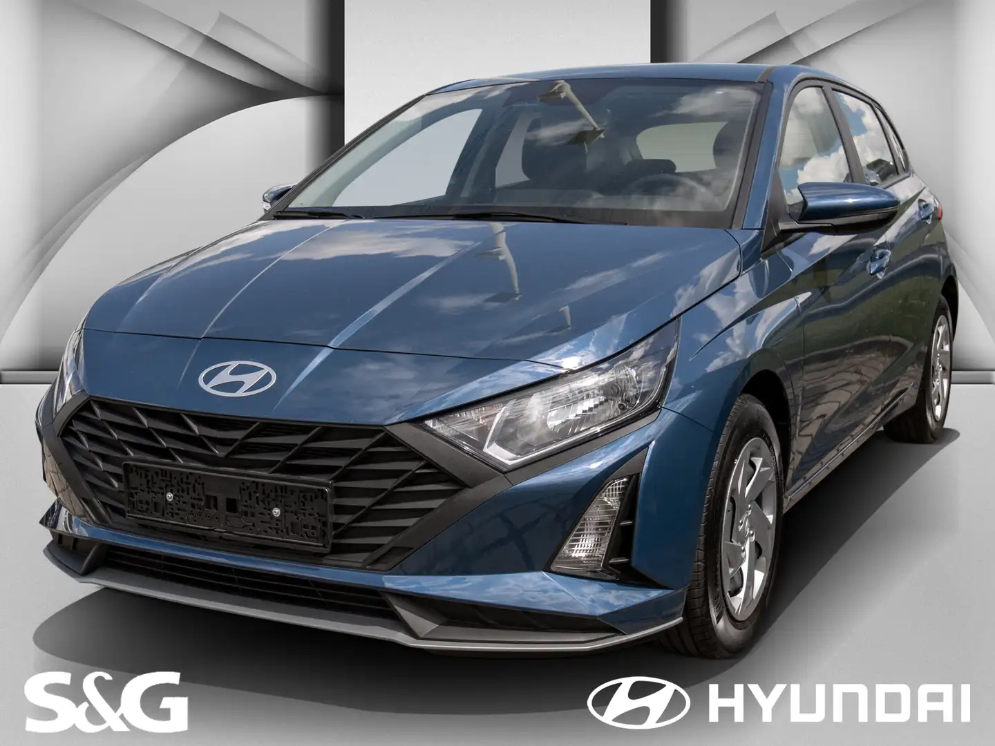 Hyundai i20 KLIMAAUTO+TEMPOM+CARPLAY/ANDOID AUTO+SOFORT Bleu - 1