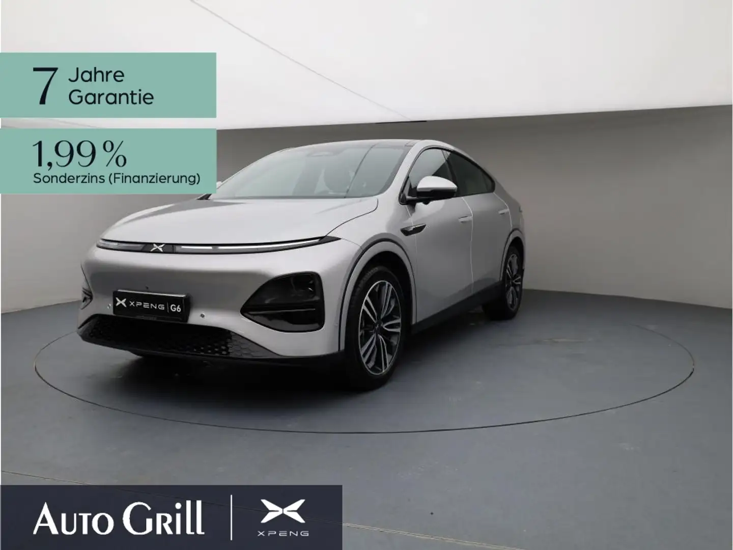 Xpeng G6 Performance AWD AHK CarPlay 360Kam Pano ACC Silber - 2