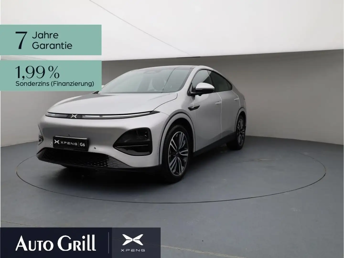 Xpeng G6 Performance AWD AHK CarPlay 360Kam Pano ACC Silber - 2