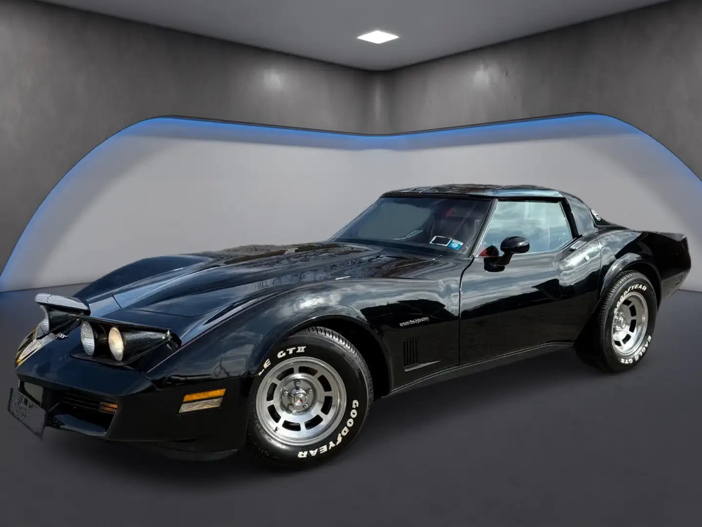 Corvette C3 *NeuwagenZustand*Nur 11.000km* Negru - 2