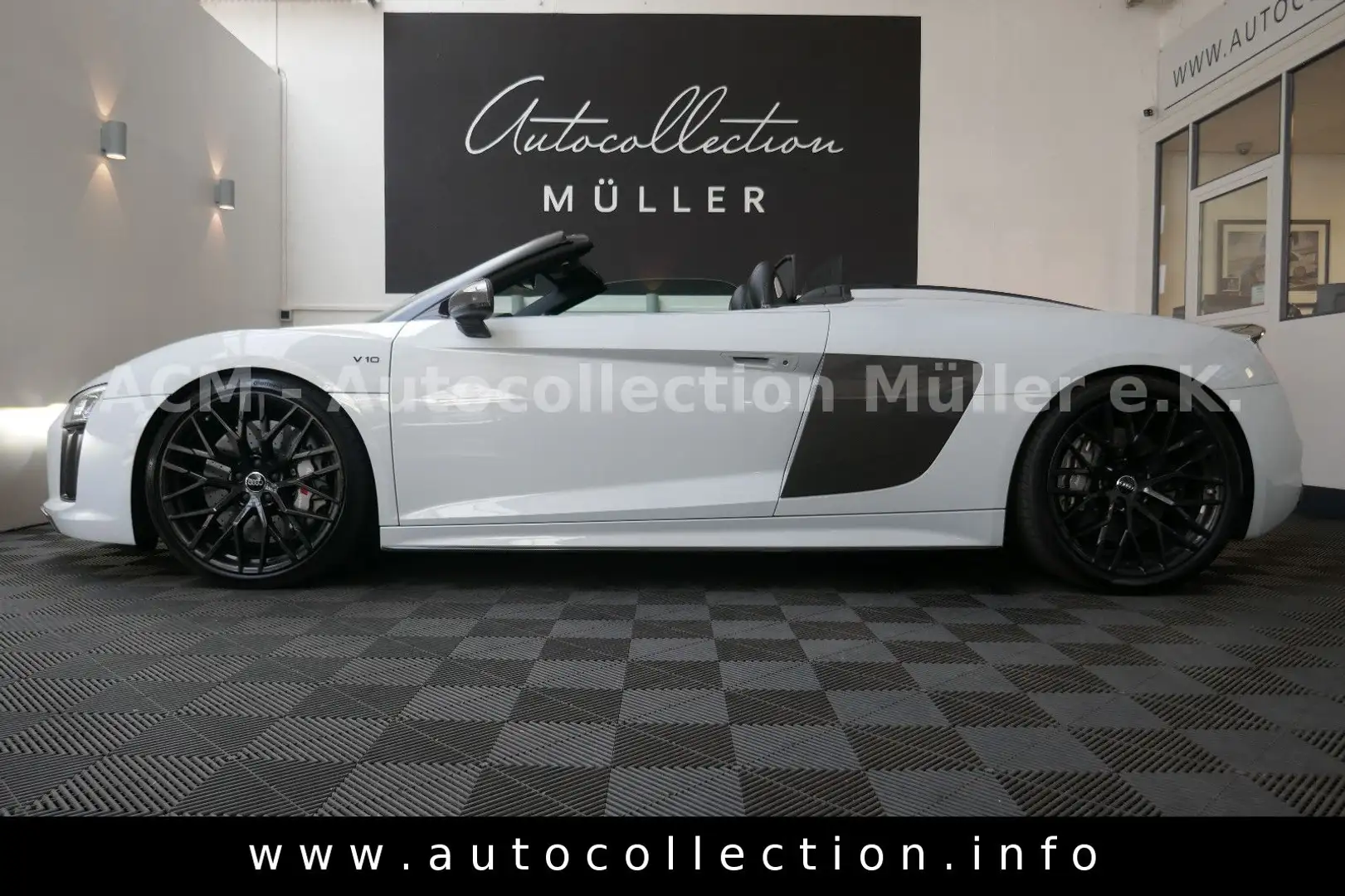 Audi R8 Spyder 5.2 FSI quattro+*CARBON*KLAPPE*NO OPF! Blanc - 2