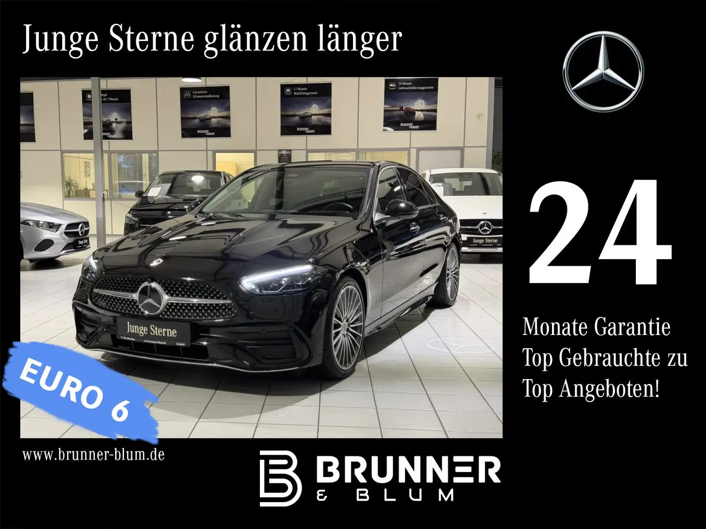 Mercedes-Benz C 220 C 220 d AMG,Memory,AHK,Sound,Distronic,Kamera,DAB Schwarz - 1