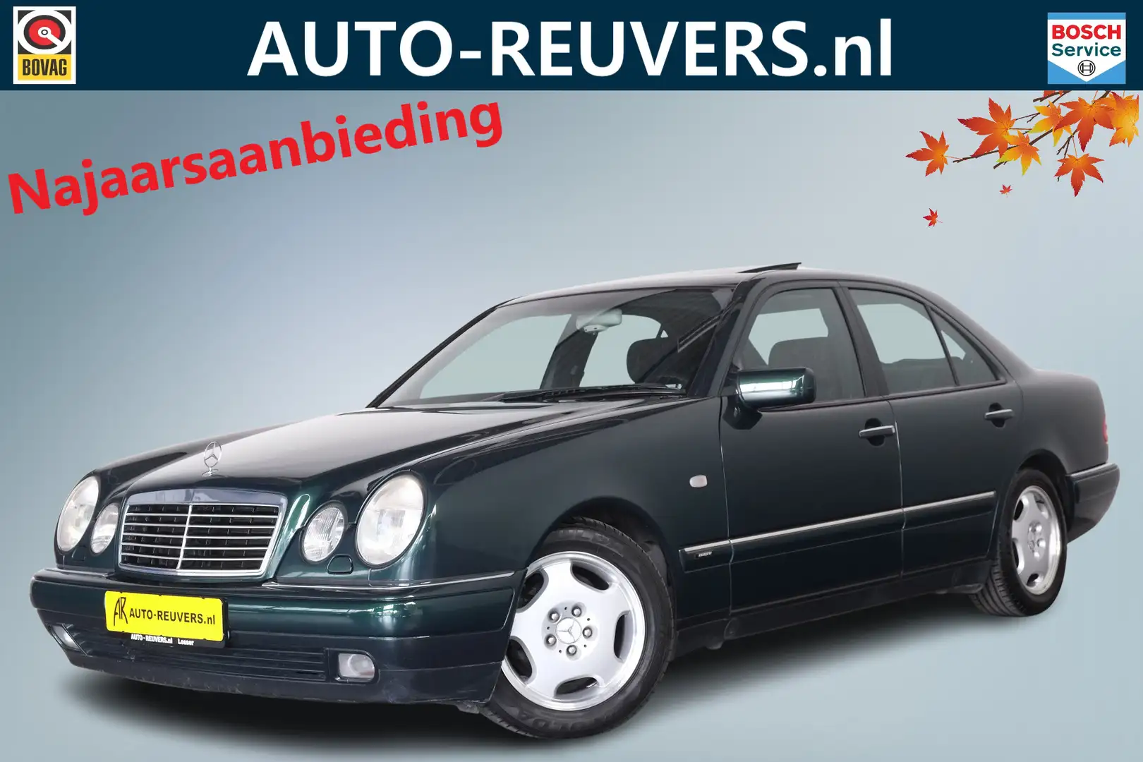 Mercedes-Benz E 230 Avantgarde VOOR DE LIEFHEBBER / Airco / Schuifdak Groen - 1