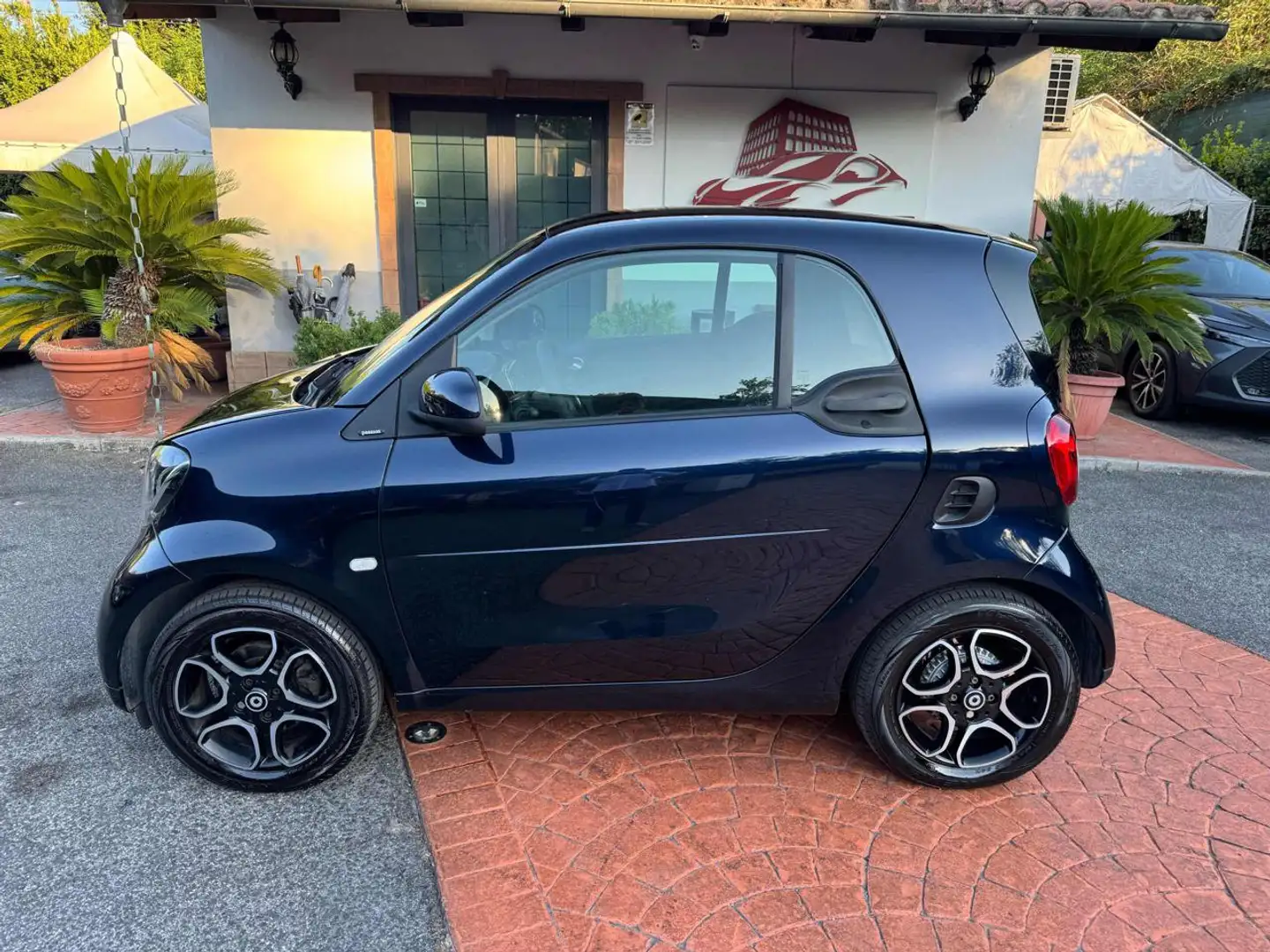 smart forTwo 90 0.9 Turbo twinamic parisblue Passion Blauw - 2