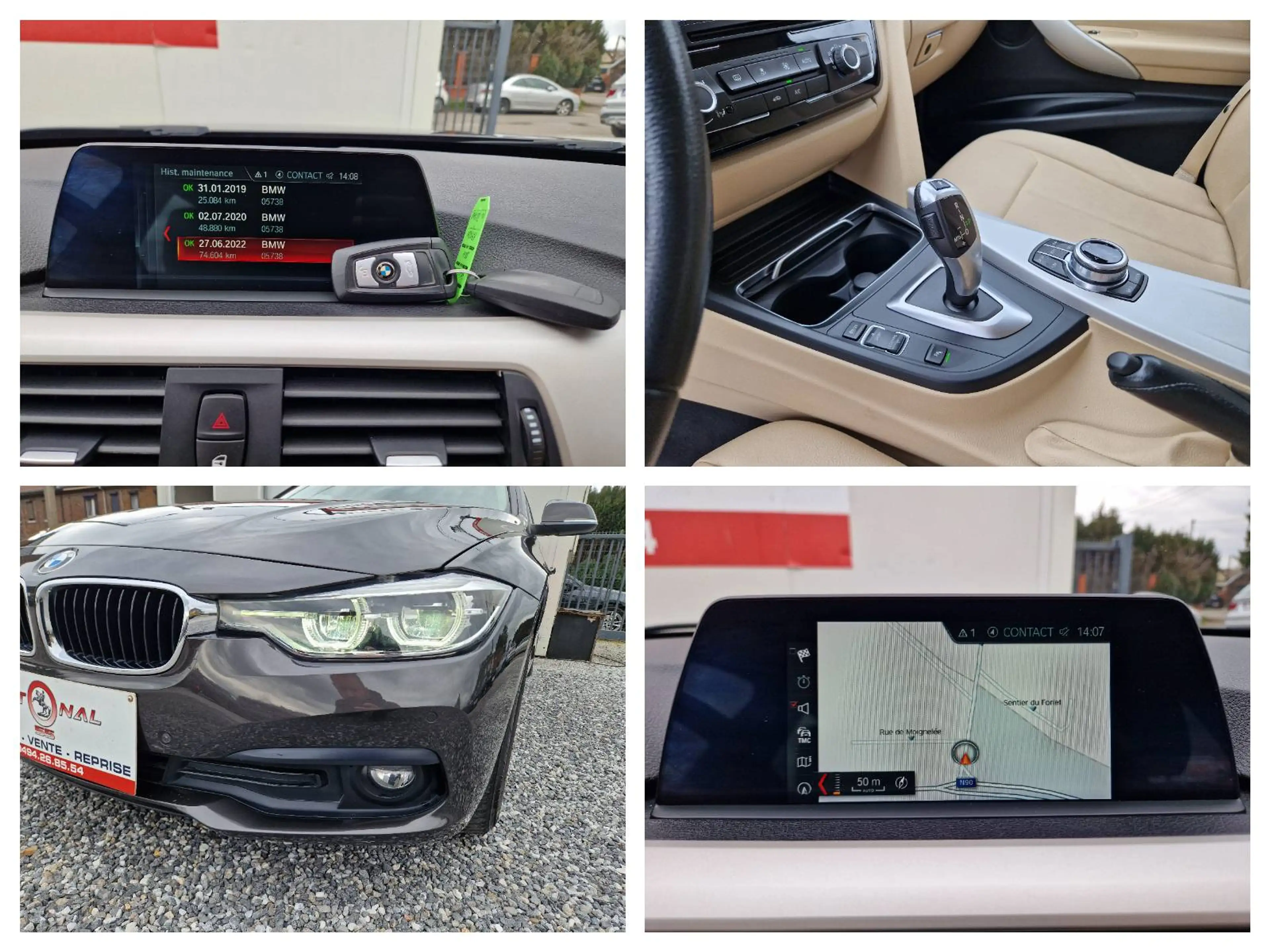 BMW 316 dAS 116CH Touring FACELIFT*CARNET*FULL LED*GPS*CUIR*PDC — photo 8