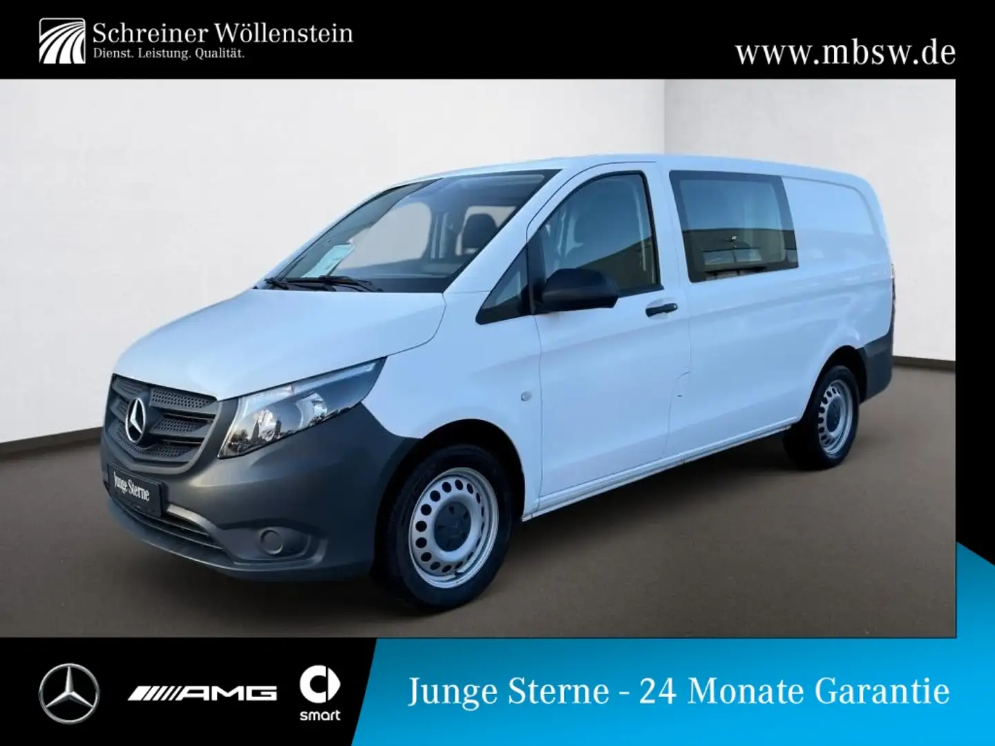 Mercedes-Benz Vito 114 CDI Mixto Lang DAB*Navi*Klima Weiß - 1