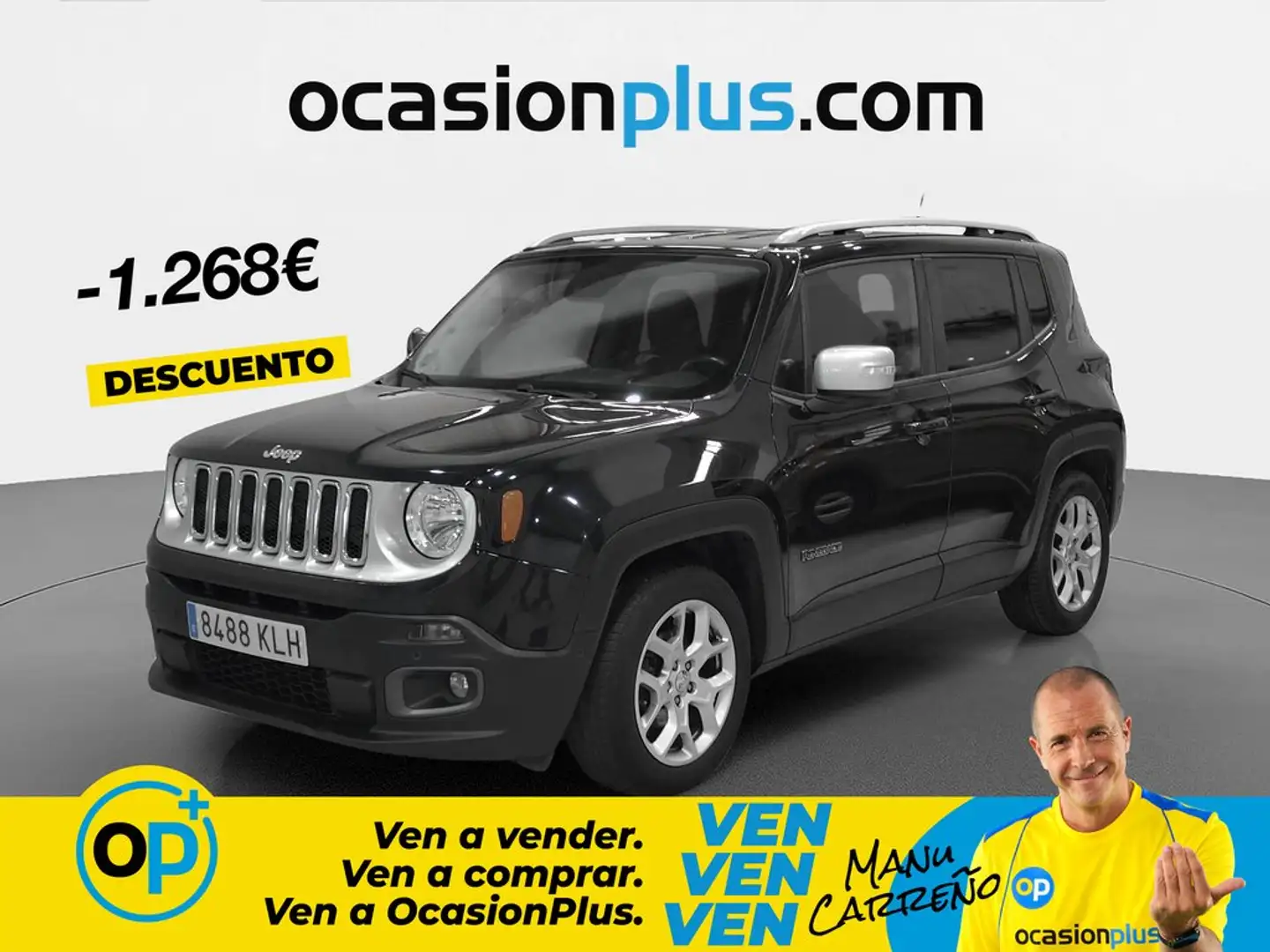 Jeep Renegade 1.6Mjt Limited 4x2 88kW Negro - 1