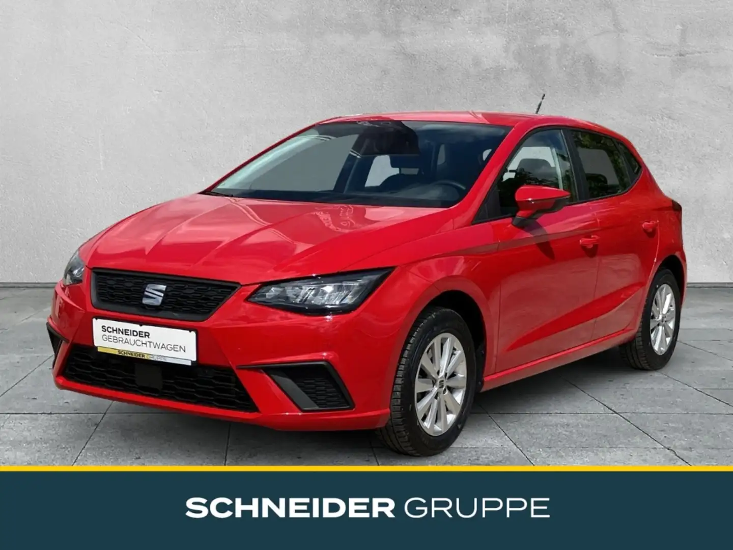 SEAT Ibiza Style 1.0 TSI +LED+TEMPOMAT+SHZ+TOUCH+PDC+ Rood - 1