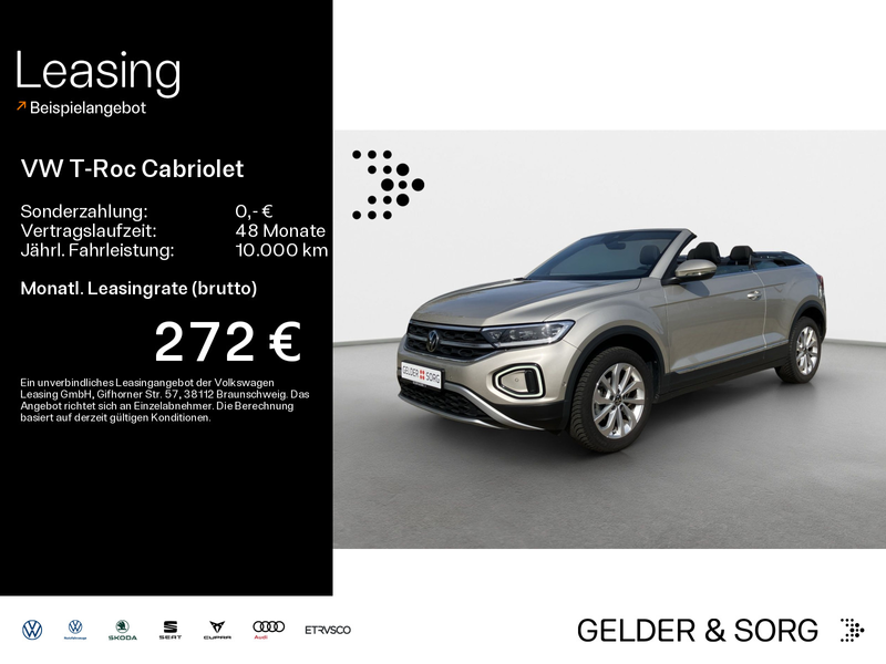 Volkswagen T-Roc 1.0 TSI Style AHK*LED*Navi*RFK