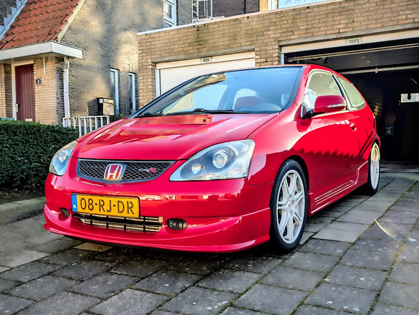 Honda Civic LHD Sneaky Build K24T EP3R Piros - 2