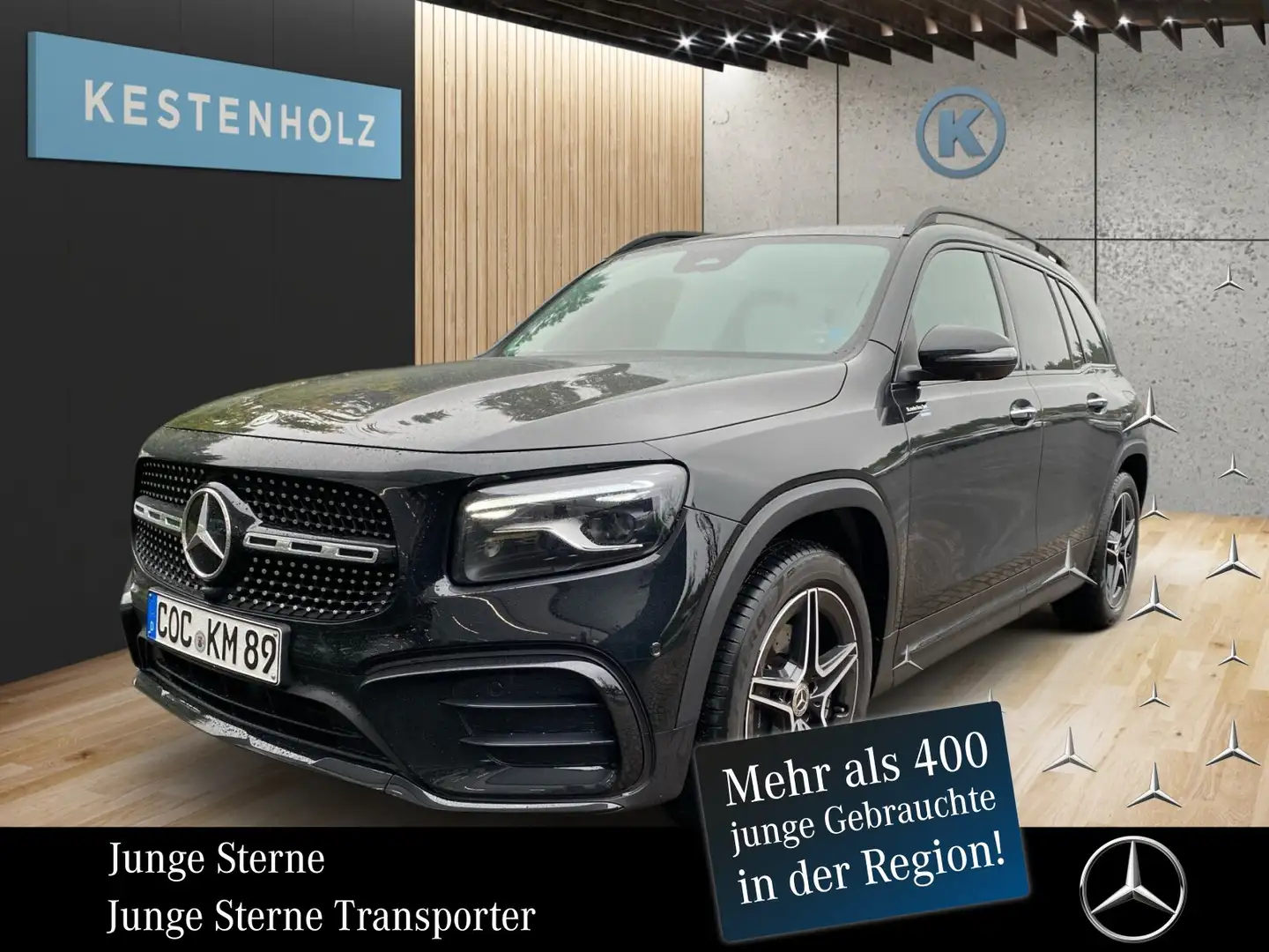 Mercedes-Benz GLB 200 GLB 200 d 4M AMG°MOPF°AHK°PANO°360°KEYL°TWA° Schwarz - 1