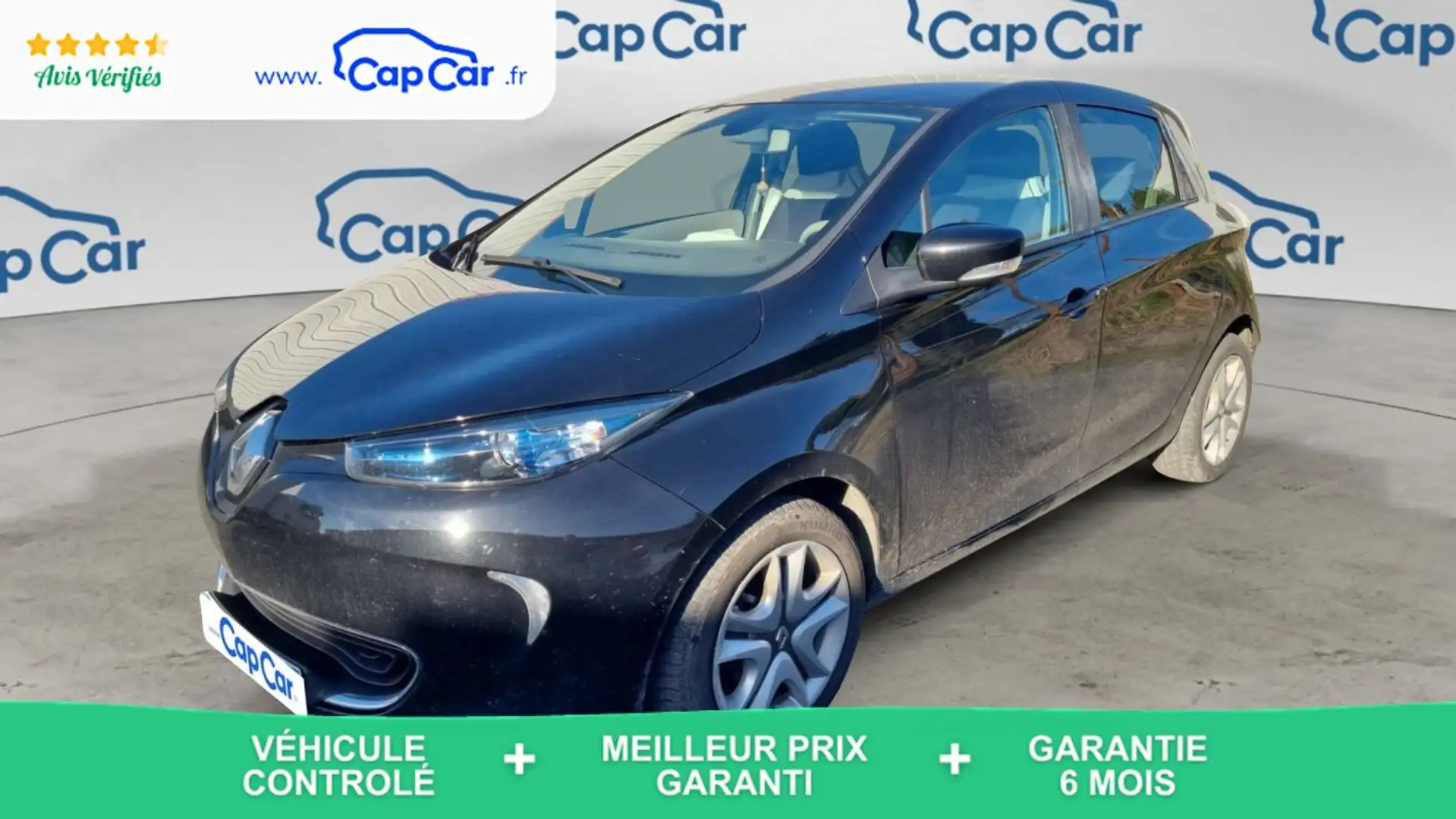 Renault ZOE R90 40 kWh Zen - Automatique Entretien constructeur Noir - 1