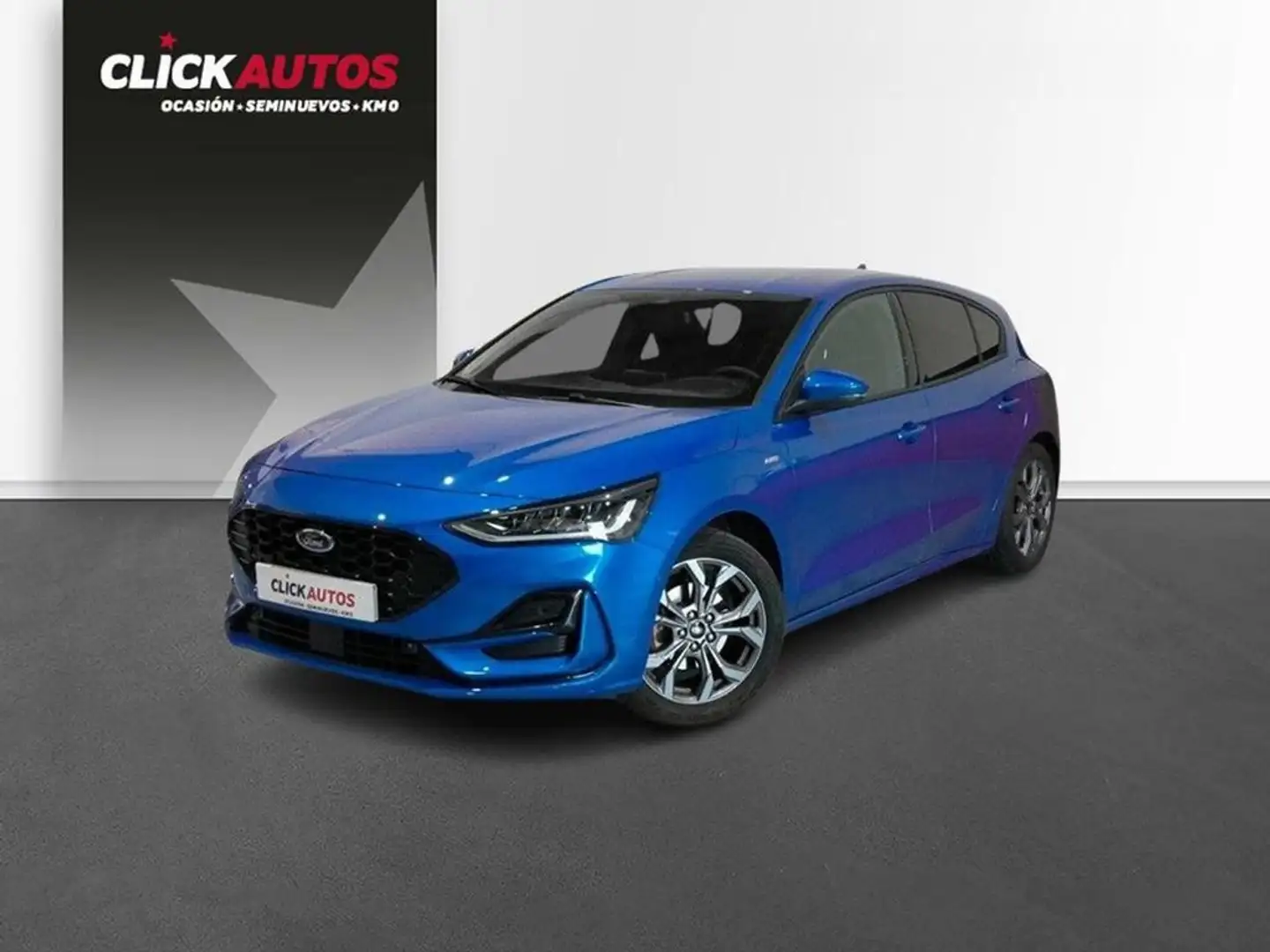 Ford Focus 1.0 Ecoboost 125CV MHEV ST-Line Azul - 2