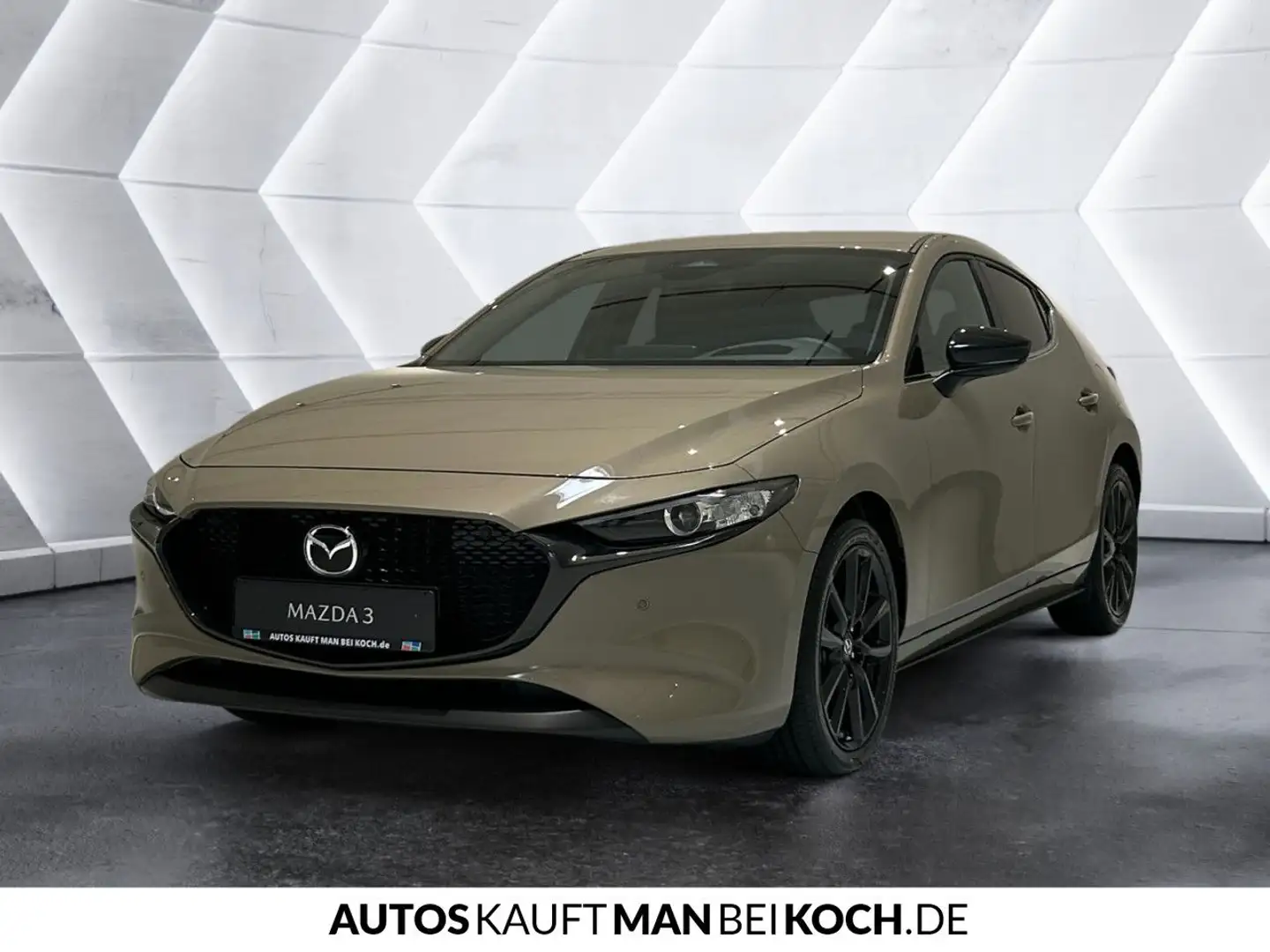 Mazda 3 150 6MT M HYBRID HOMURA HUD LED NAVI DAB RKAM Beige - 2