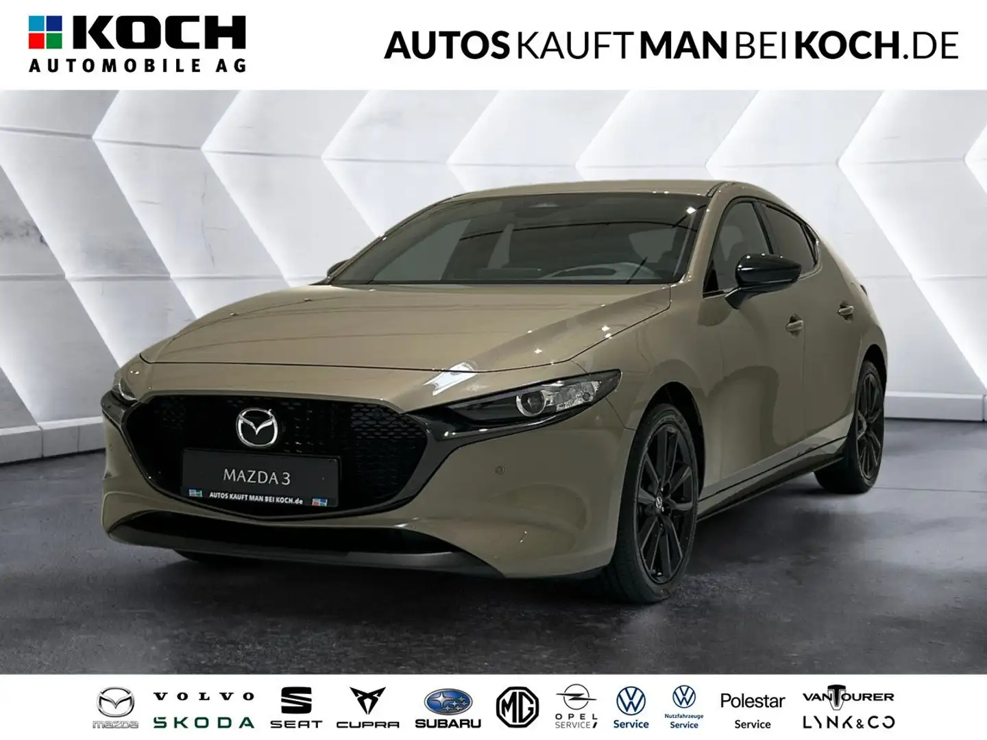 Mazda 3 150 6MT M HYBRID HOMURA HUD LED NAVI DAB RKAM Beige - 1