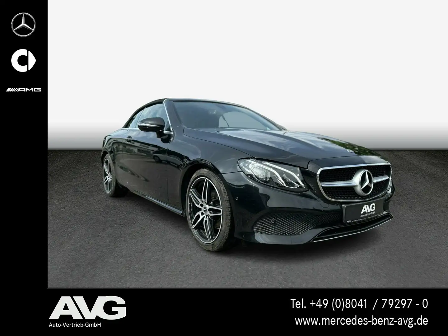 Mercedes-Benz E 220 E 220 d Cabriolet AVANTGARDE/Komfort-PA/AHK Schwarz - 2