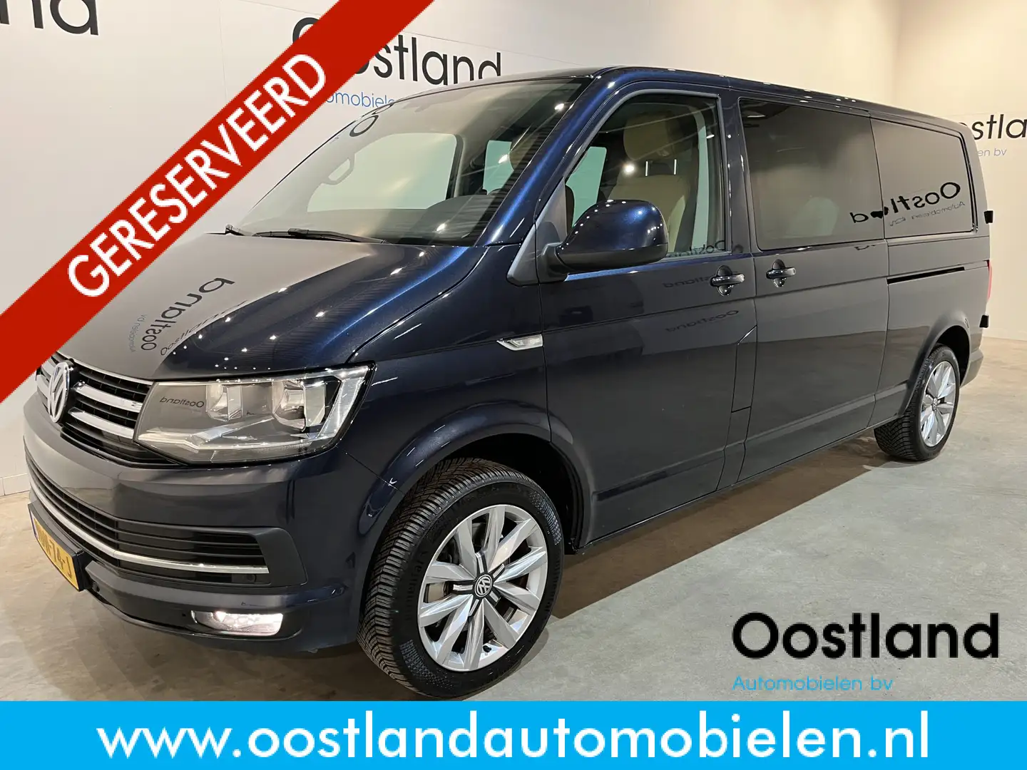 Volkswagen T6 Transporter 2.0 TDI L2H1 DC Dubbel Cabine 204 PK Automaat / Sc Bleu - 1