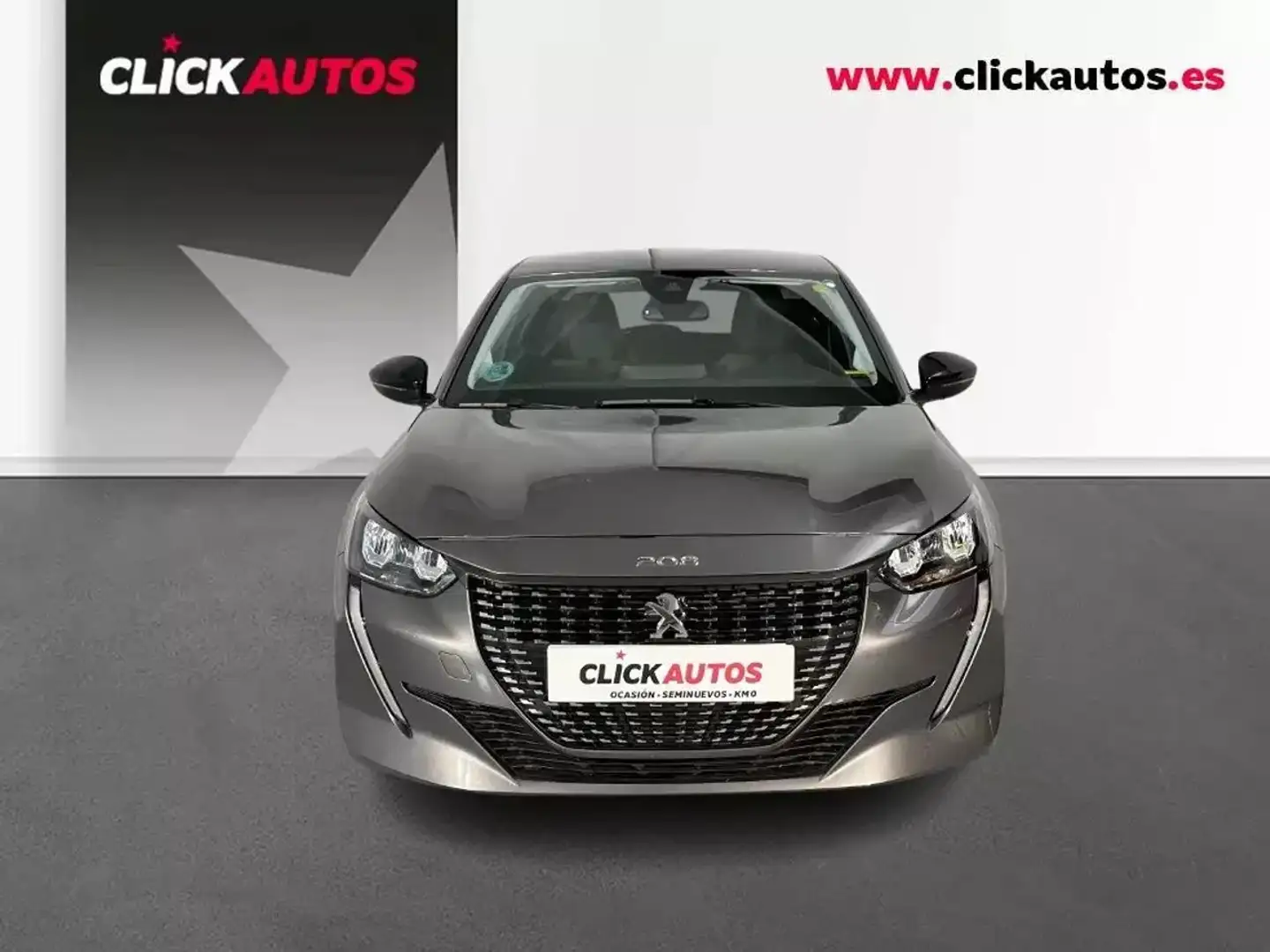 Peugeot 208 1.2 Puretech S&S Allure 100 Gris - 2
