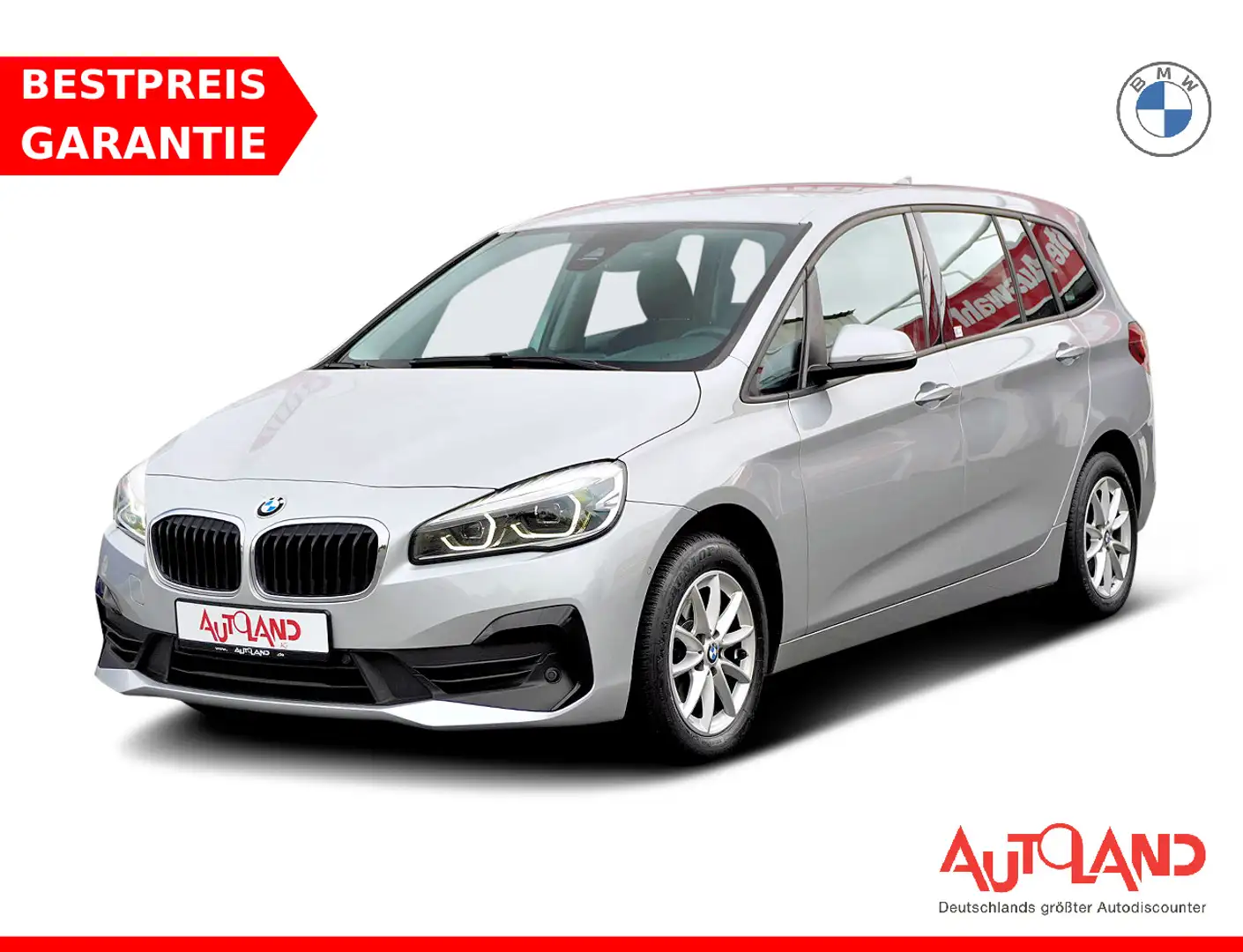 BMW 216 216d Gran Tourer Advantage AT LED Navi Tempomat PD Silber - 1