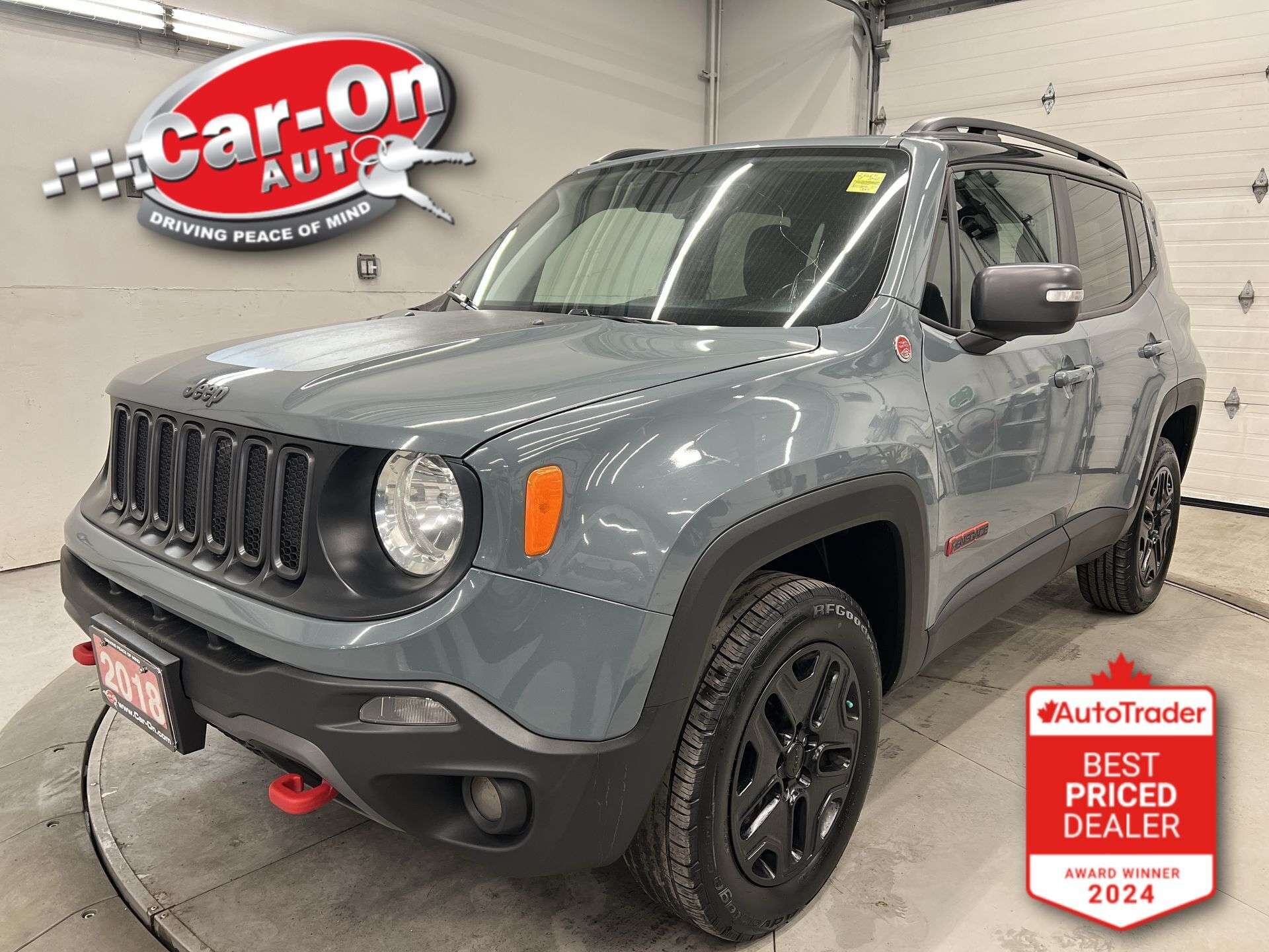 Gray 2018 Jeep Renegade Trailhawk 4WD SUV / Crossover Four-Wheel Drive Automatic