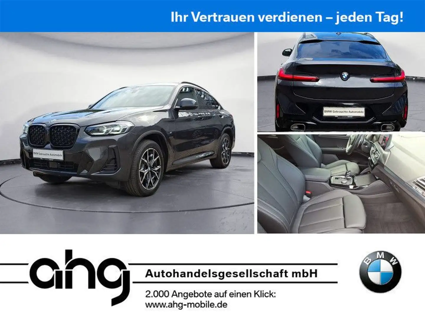 BMW X4 xDrive20i AT M Sportpaket Klimaaut. HIFI Grau - 1