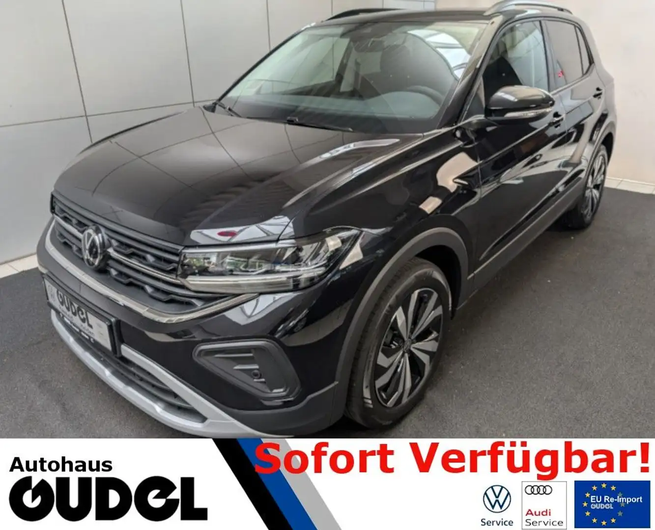 Volkswagen T-Cross 1.0 TSI OPF Life AHK Kamera Keyless AppC Grau - 1