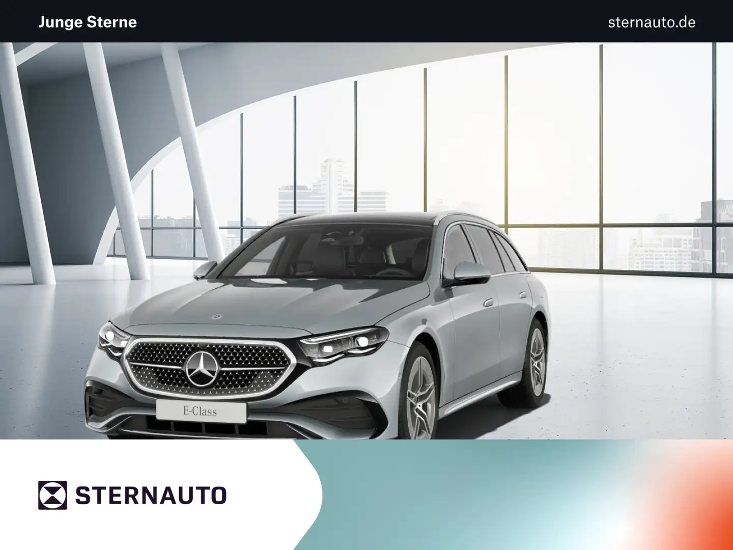 Mercedes-Benz E 300 E 300 de 4MATIC T-Modell mit EQ Hybrid Technologie Silber - 1