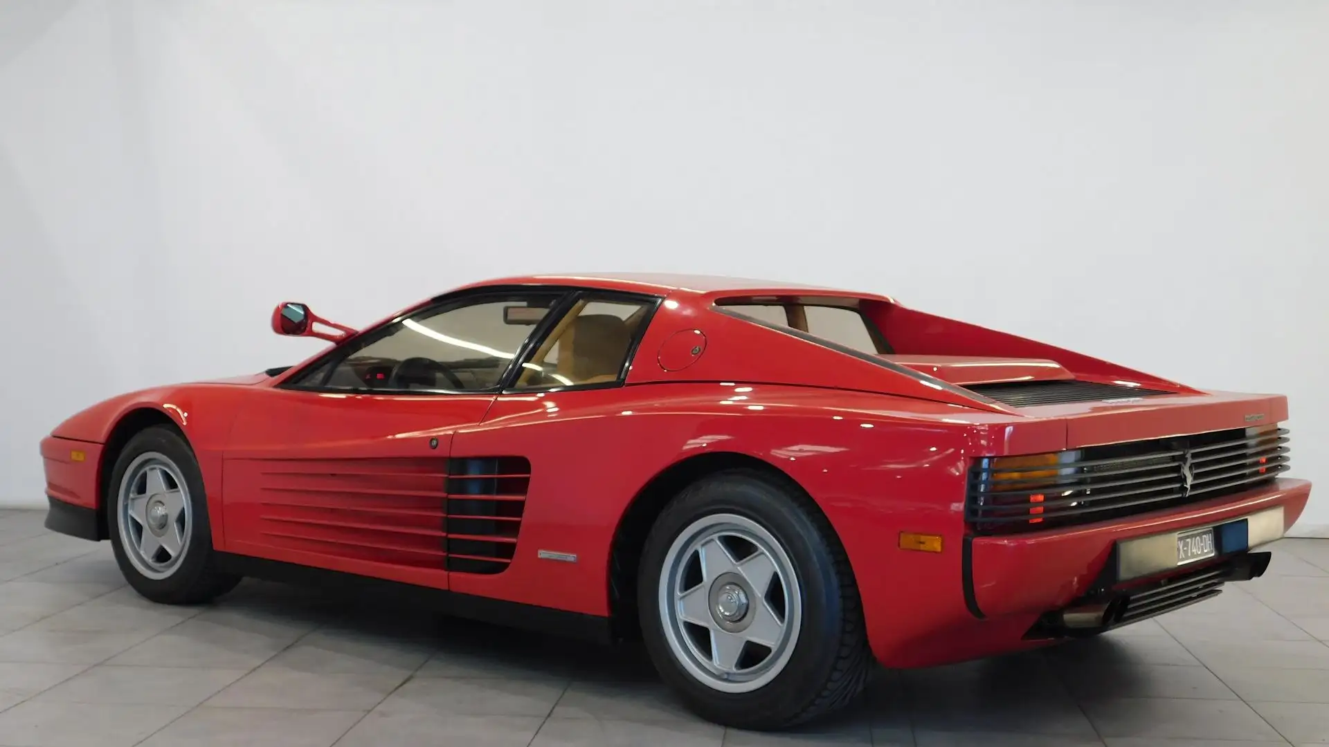 Ferrari Testarossa 5.0 V12 380 MONOSPECCHIO EXPERTISEE Czerwony - 2