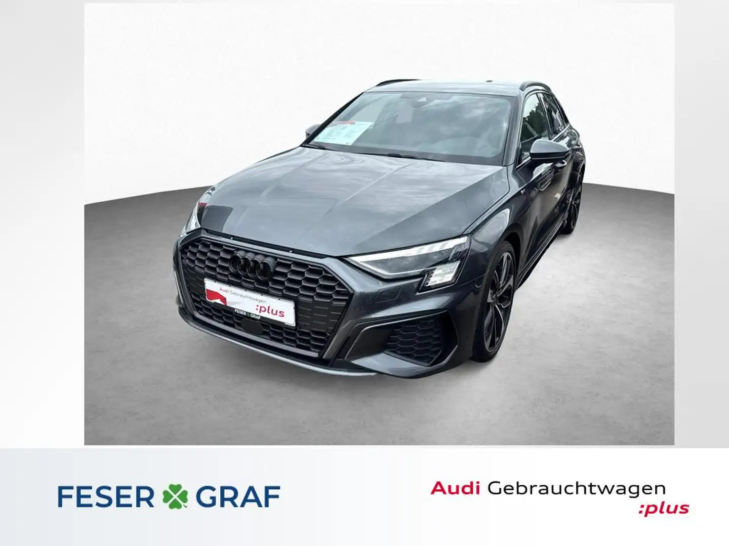 Audi A3 Spb. 35 TFSI - 2 x S line - KAMERA - B&O -ACC Gris - 1