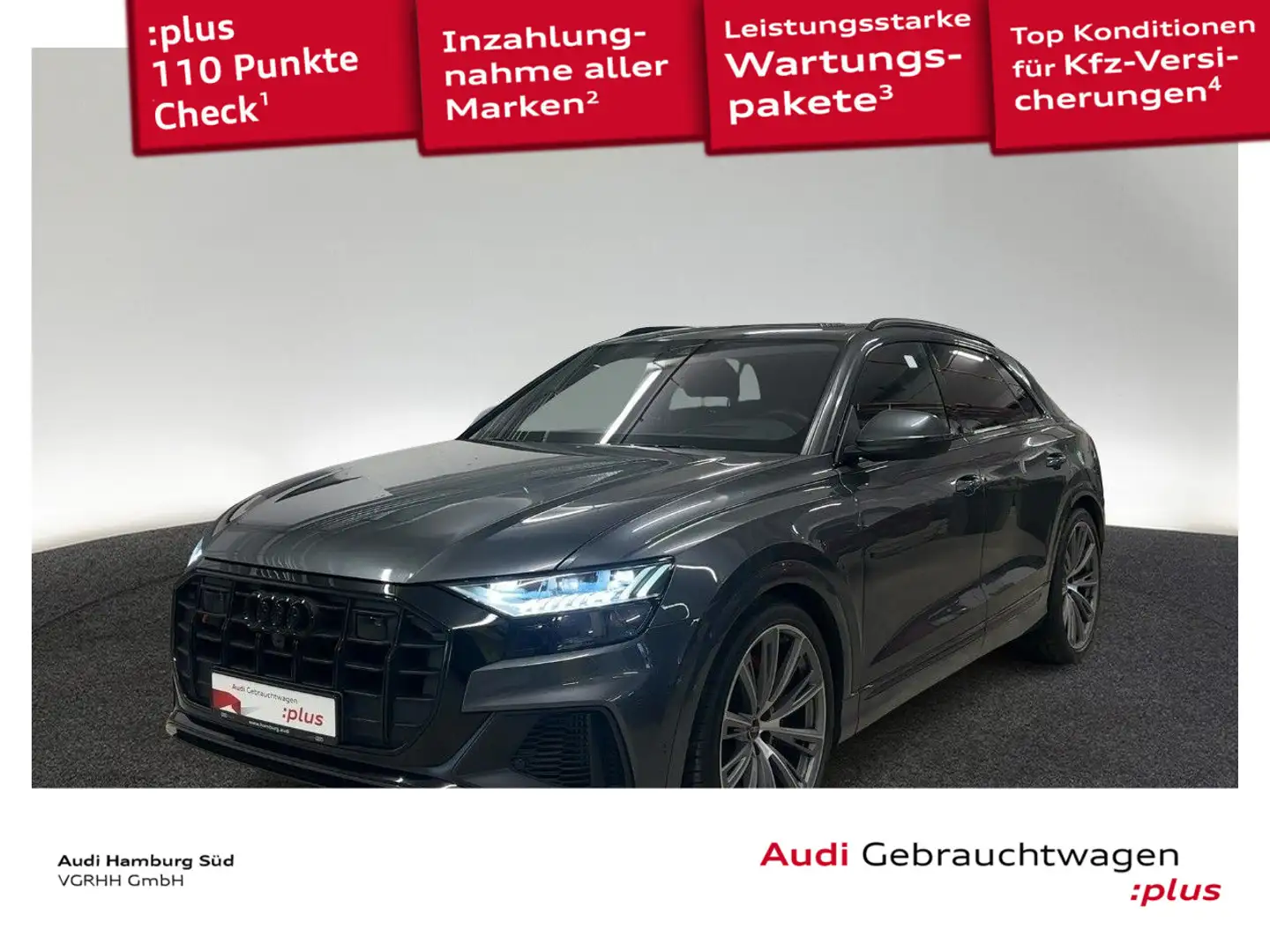 Audi SQ8 4.0 TFSI quattro tiptronic AHK B&O Navi Grau - 1