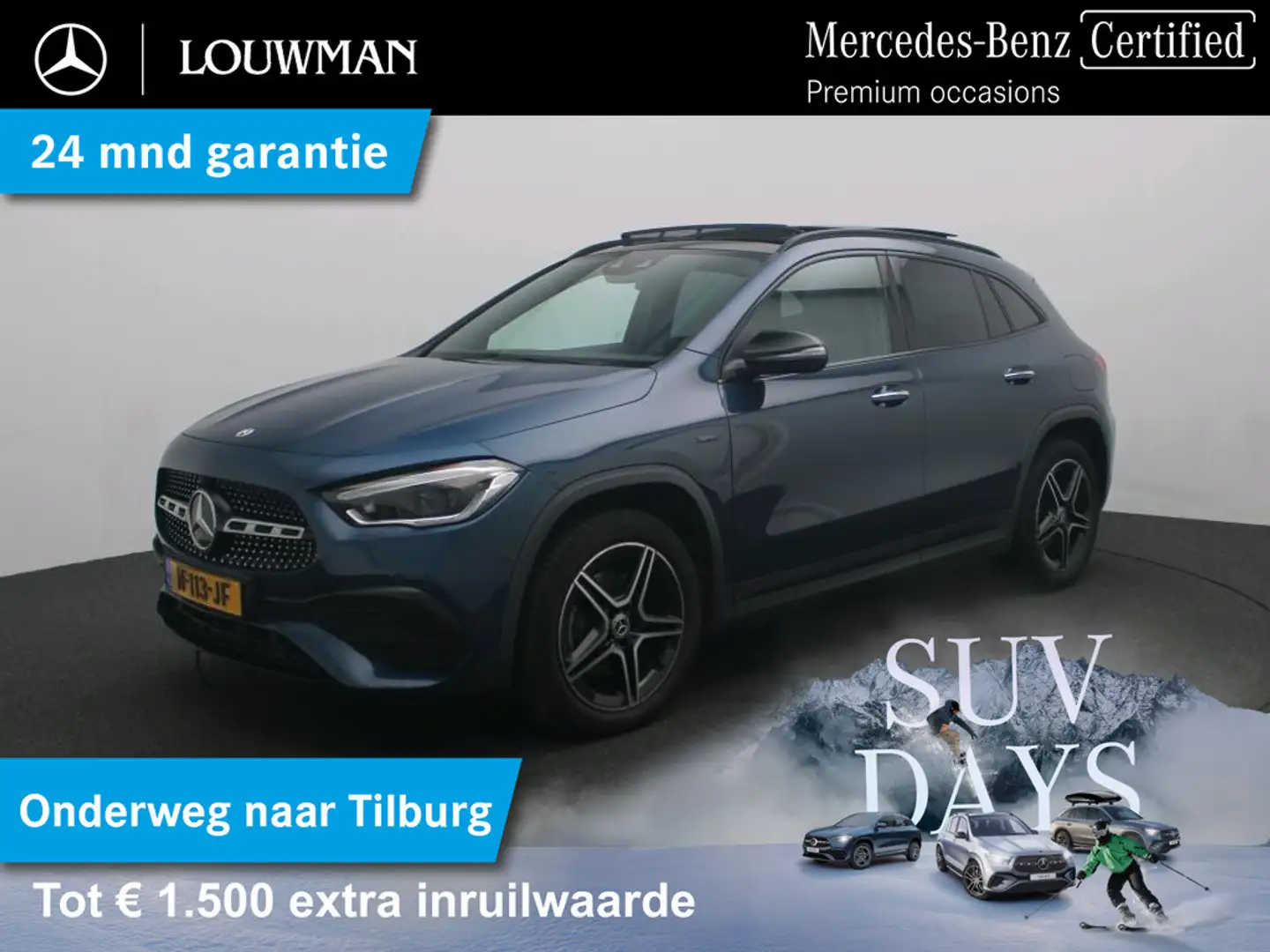Mercedes-Benz GLA 250 e Business Solution AMG Limited AMG Line | Night P Blauw - 1