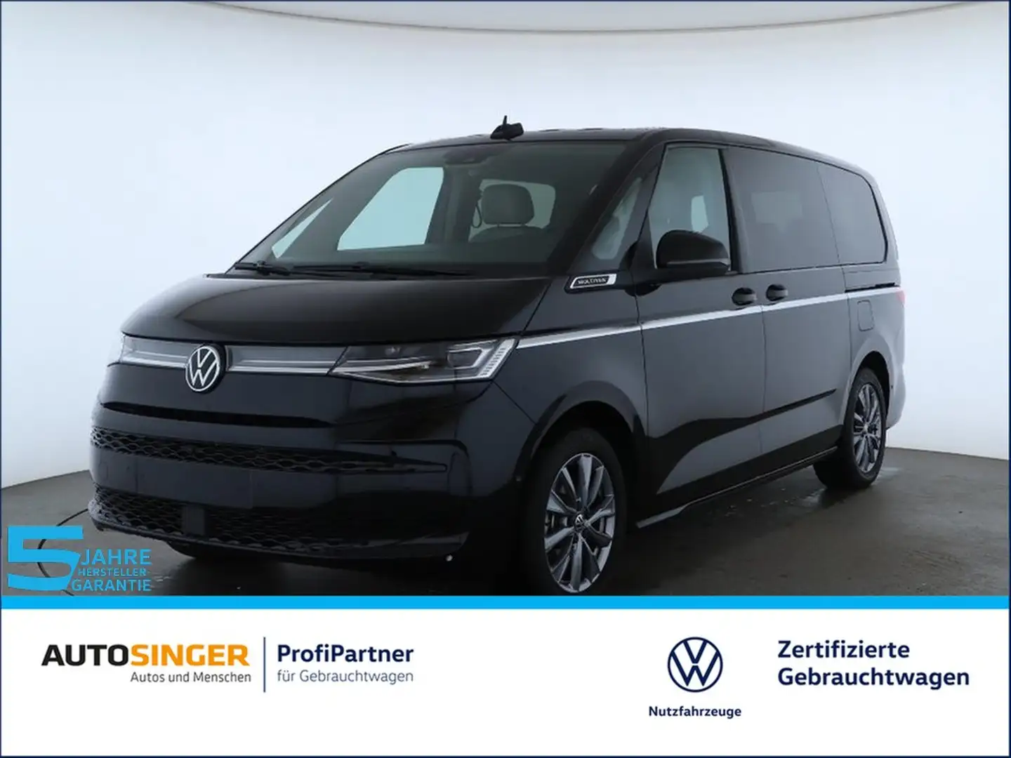 Volkswagen T7 Multivan Style eHybrid LANG LÜ 4M 7S *AHK*ACC Schwarz - 1