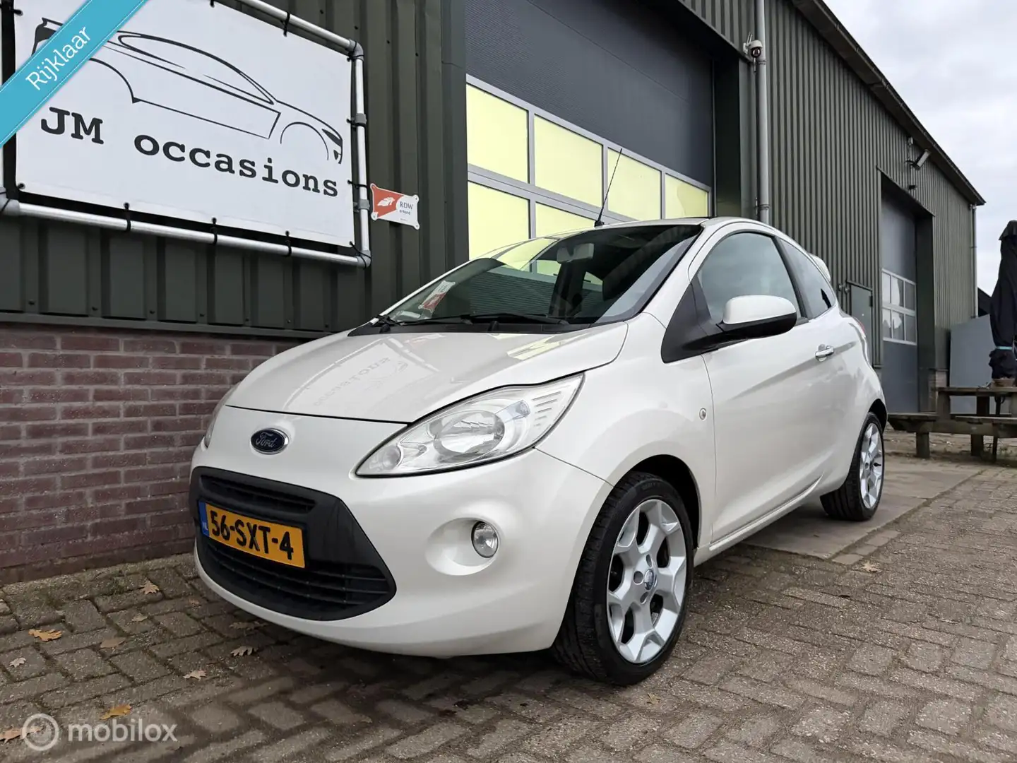 Ford Ka/Ka+ 1.2 Titanium|Airco|Pano|Sport velgen|Parelmoer| Wit - 2