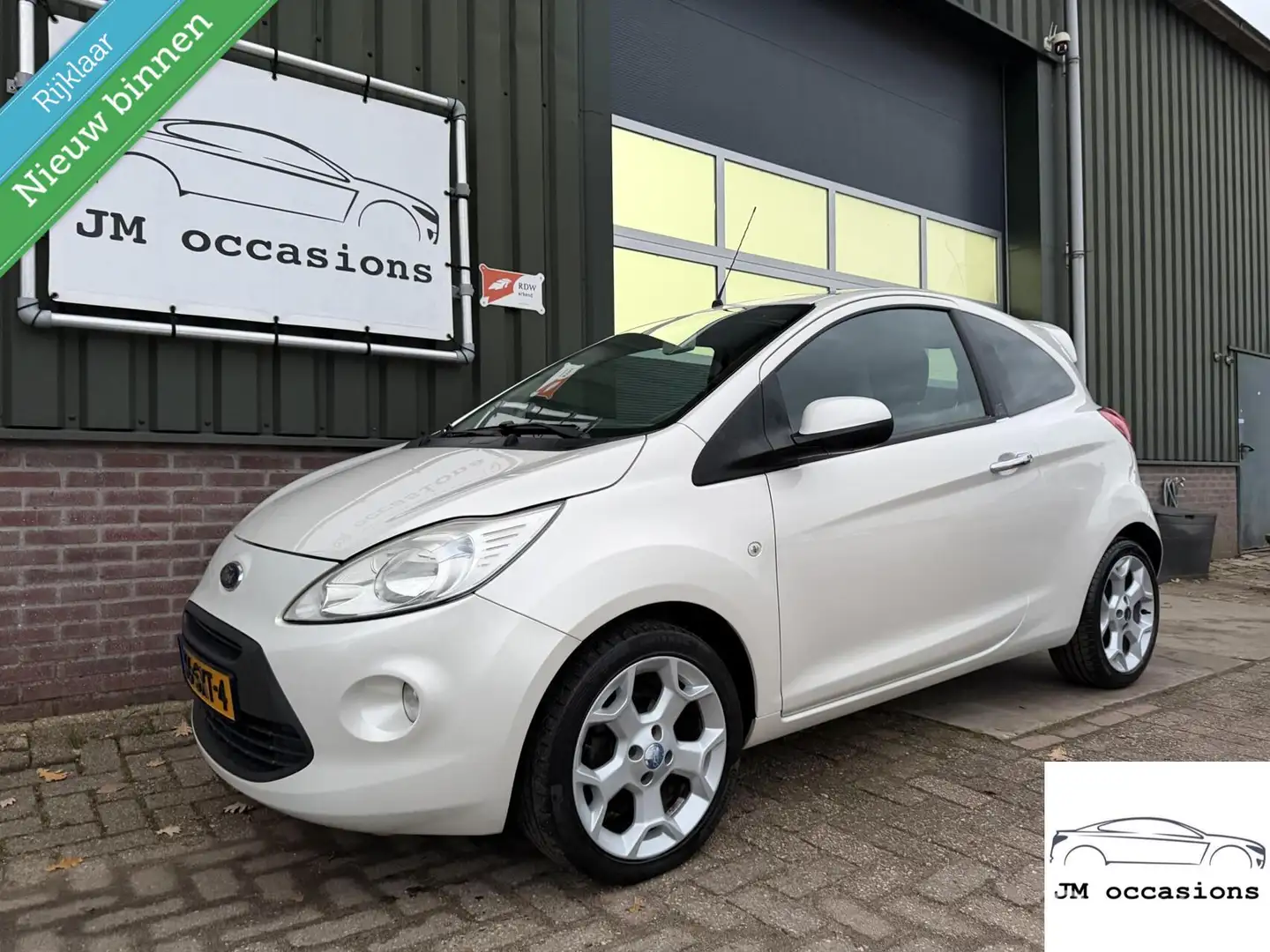 Ford Ka/Ka+ 1.2 Titanium|Airco|Pano|Sport velgen|Parelmoer| Wit - 1