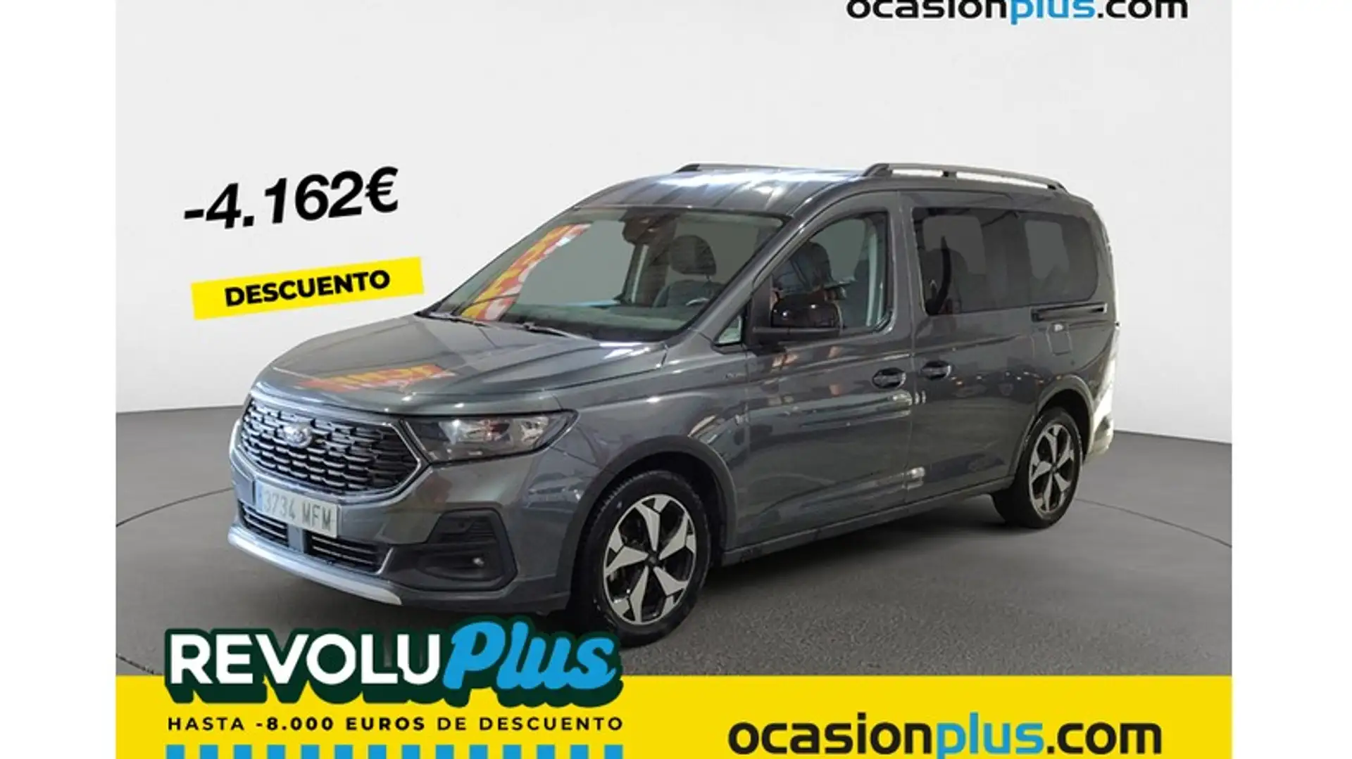 Ford Tourneo Connect Grand 2.0 Ecoblue LWB L2 Active 102 Gris - 1