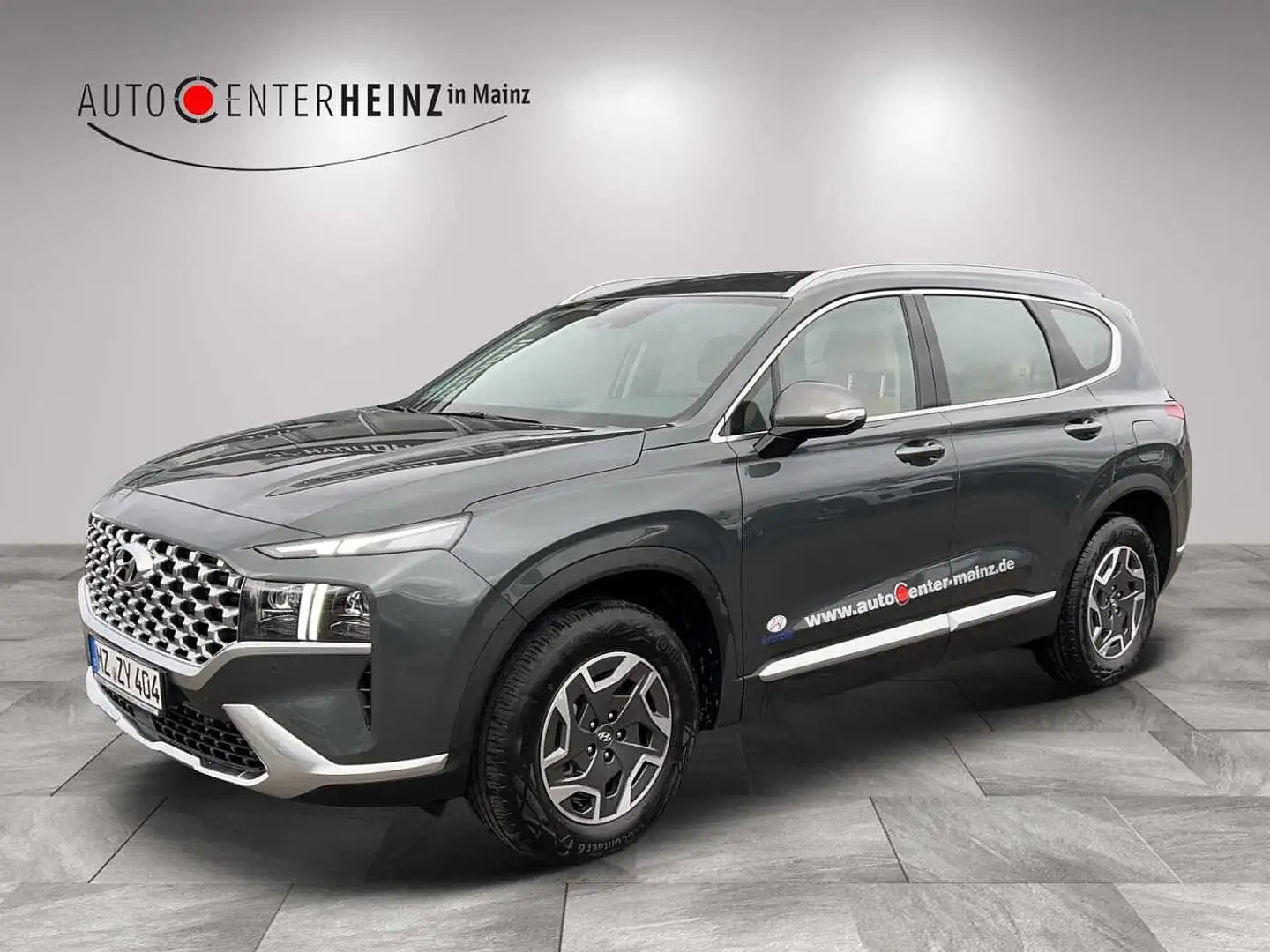 Hyundai SANTA FE 1.6 HEV 4WD Trend*Navi*Leder* Green - 1