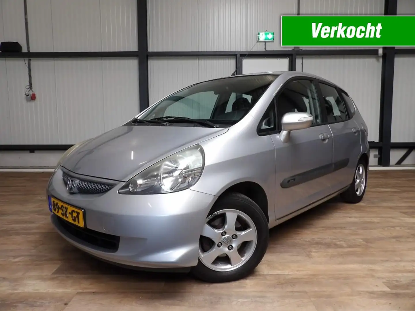 Honda Jazz 1.3 5drs - airco - trekhaak - nette staat! Grijs - 1